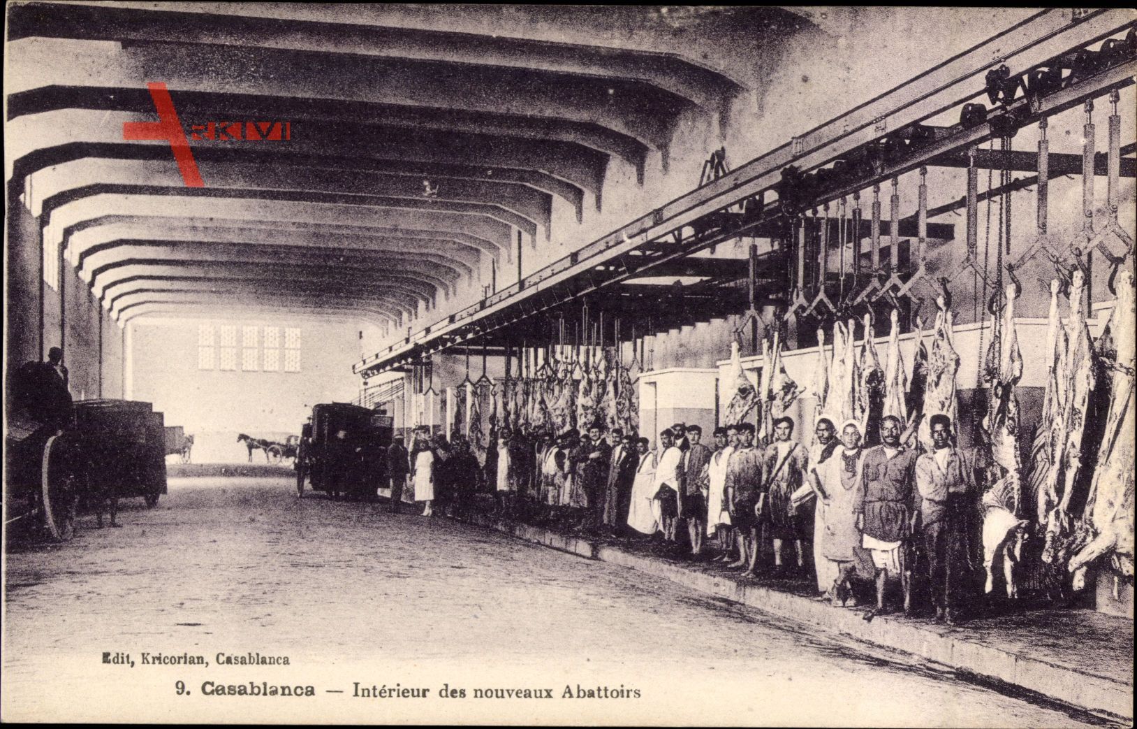 Casablanca Marokko, Interieur des nouveaux Abbattoirs, Schlachthof