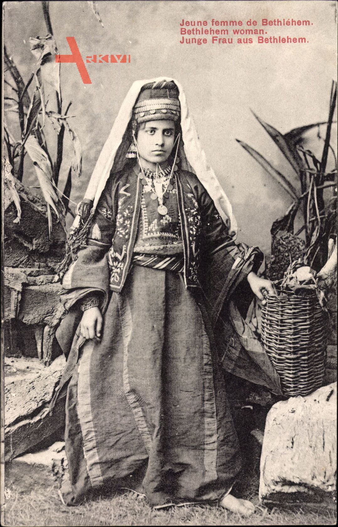 Jeune femme de Betléhem, Junge Frau aus Betlehem