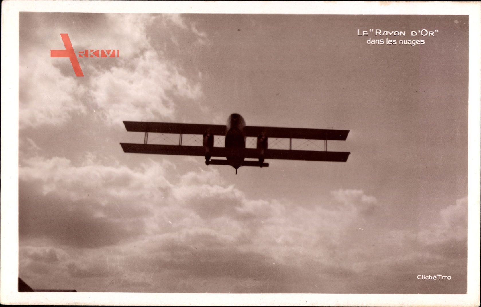 Le Rayon dOr dans les nuages, Französisches Flugzeug, Air Union
