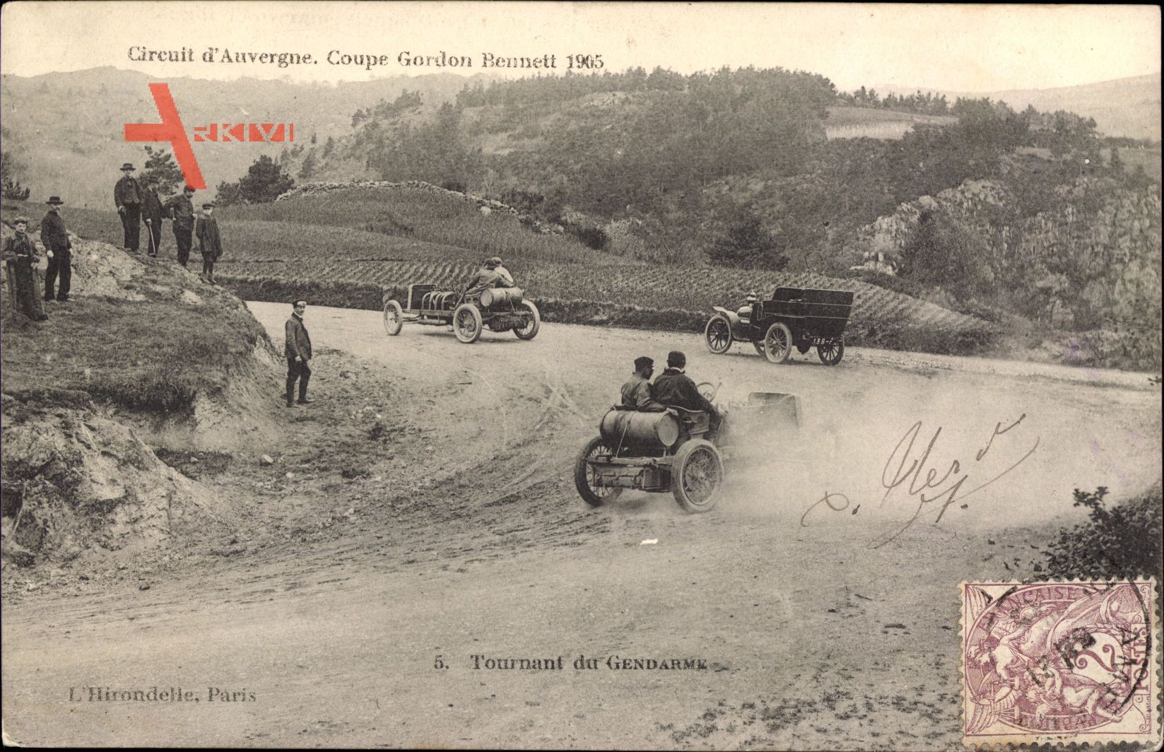 Circuit dAuvergne, Coupe Gordon Bennett 1905, Tournant du Gendarme