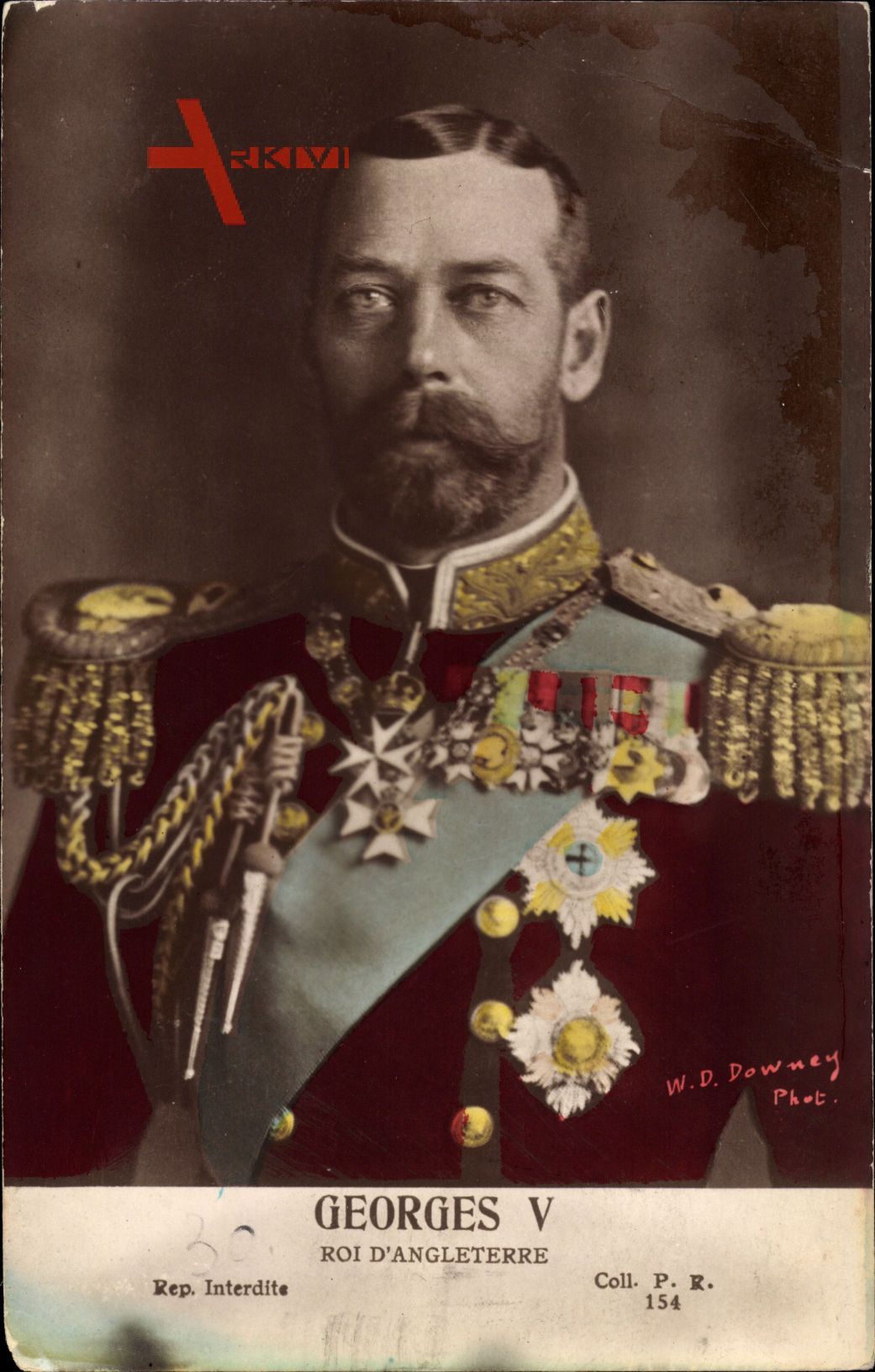 König Georg V. von England, Portrait, Uniform, Orden