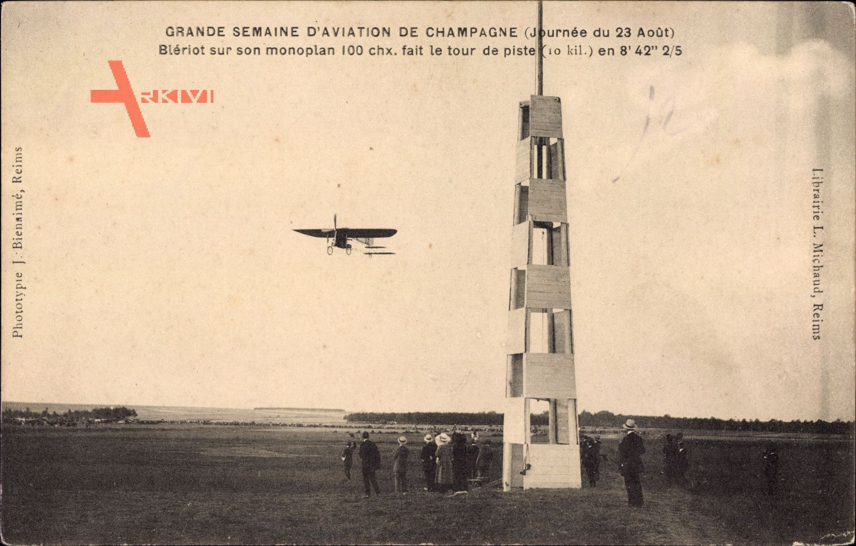 Grande Semaine dAviation de Champagne, 23 Août, Blériot, Monoplan