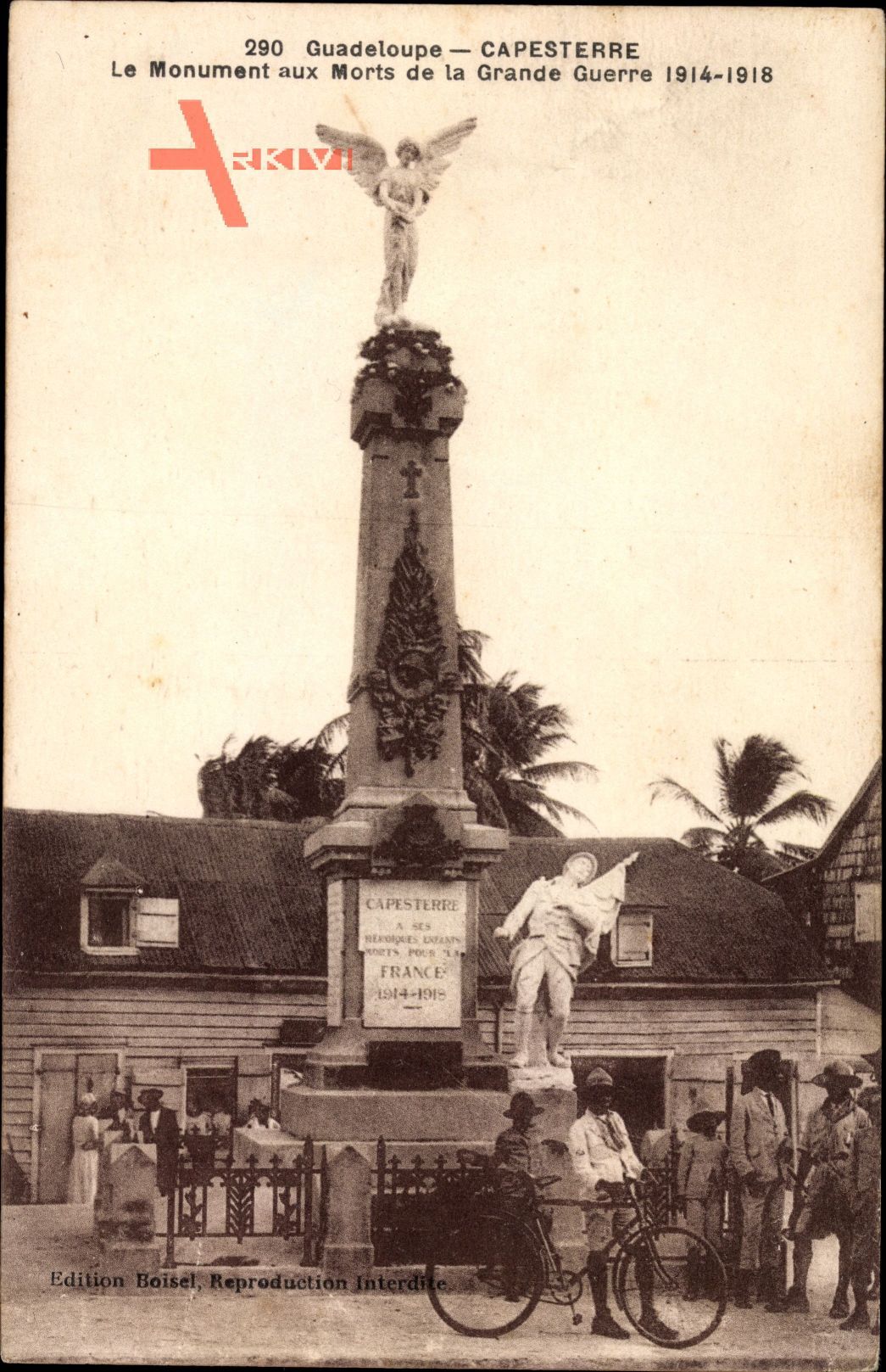 Capesterre Guadeloupe, Le Monument aux Morts de la Grande Guerre