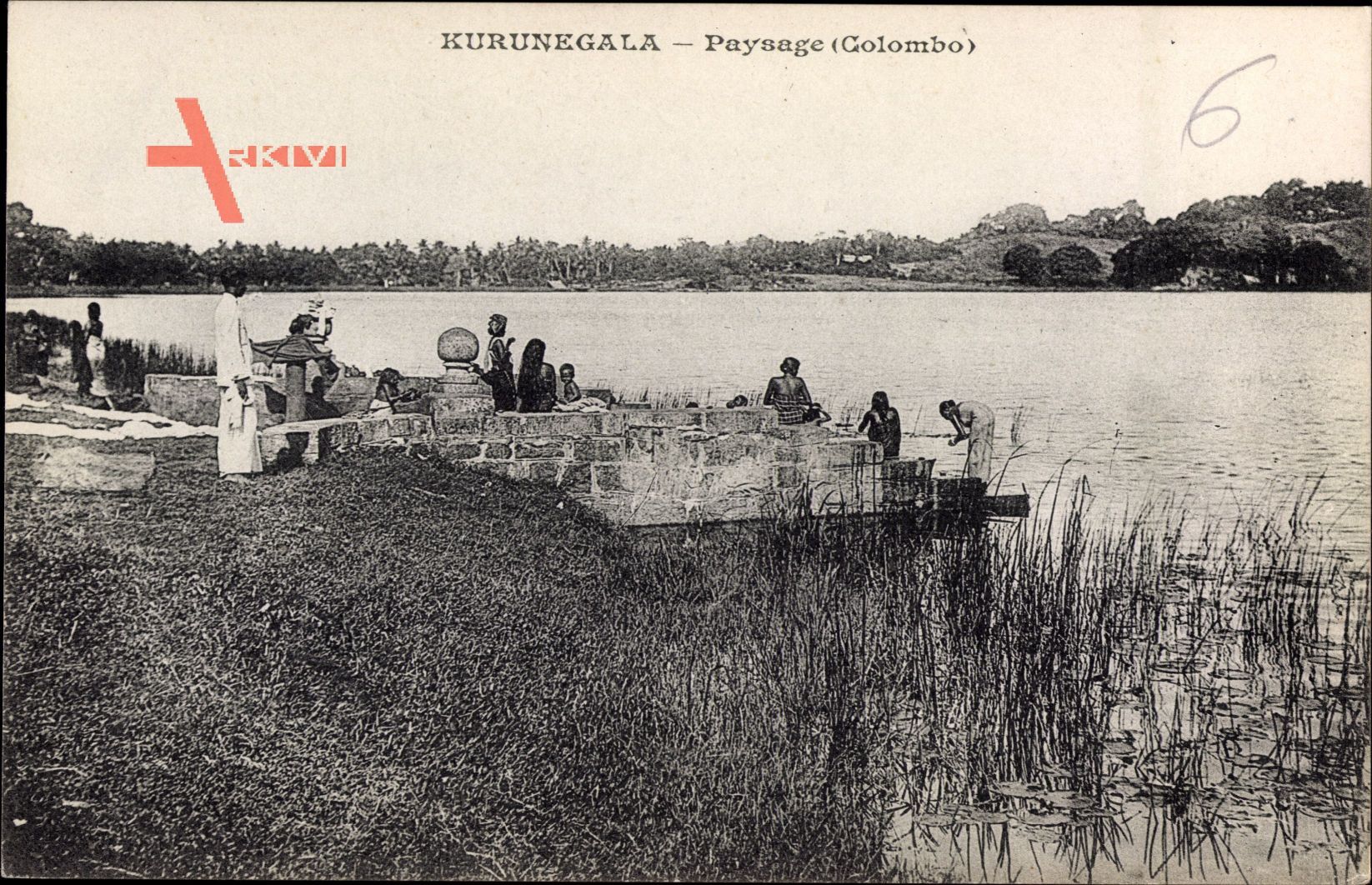 Kurungeala Sri Lanka, Paysage, Colombo, Flusspartie, Frauen am Wasser