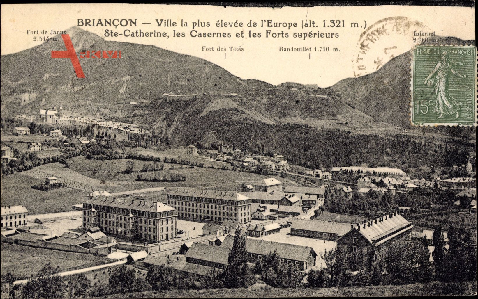 Briancon Hautes Alpes, Villa la plus élévée de l'Europe