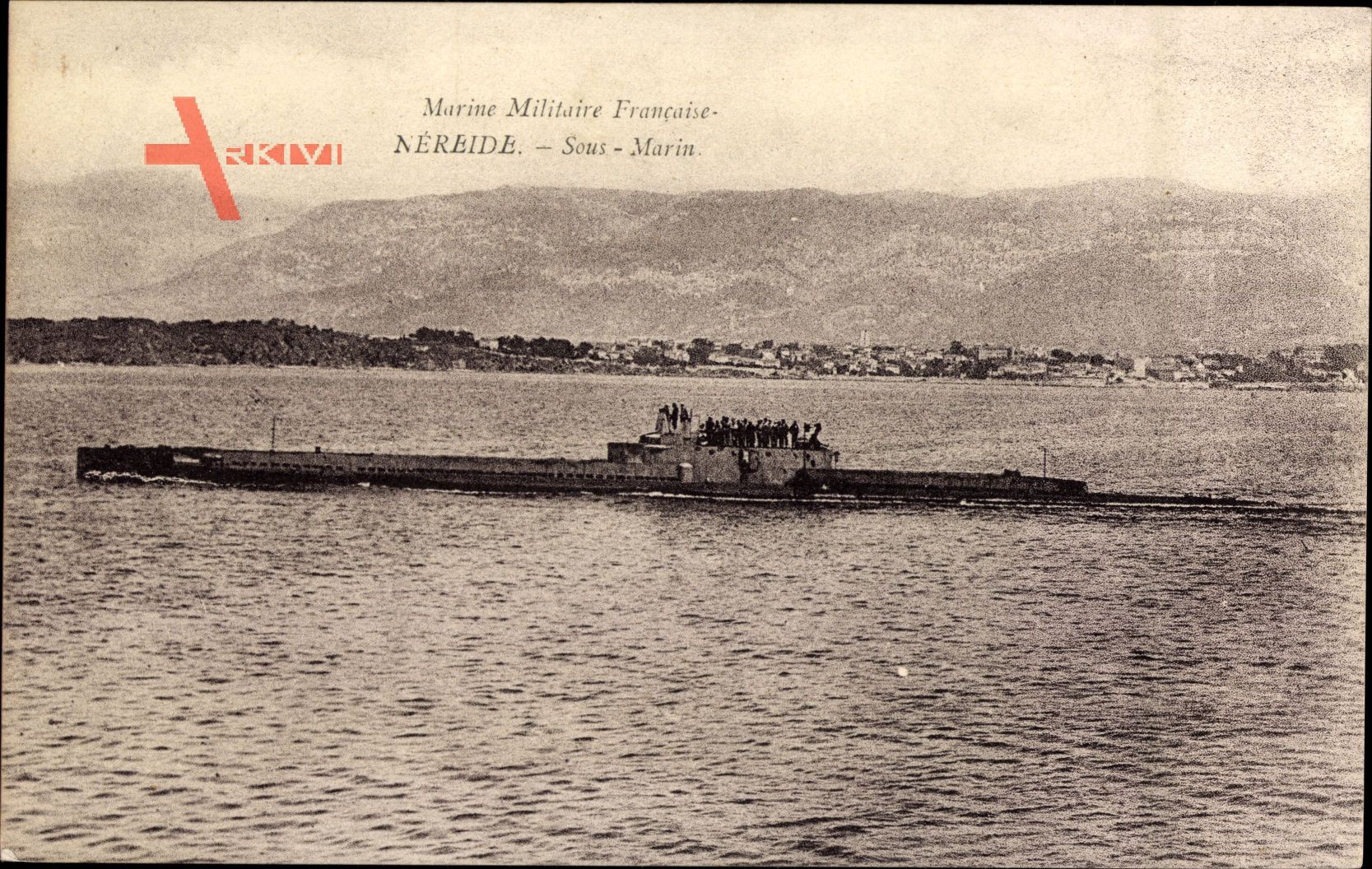 Marine Militaire Francaise, Néreide, Sous Marin, U Boot