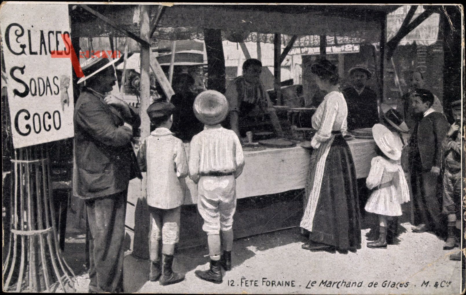 Fête Foraine, Le Marchand de Glaces, Eisverkäufer, Jahrmarkt