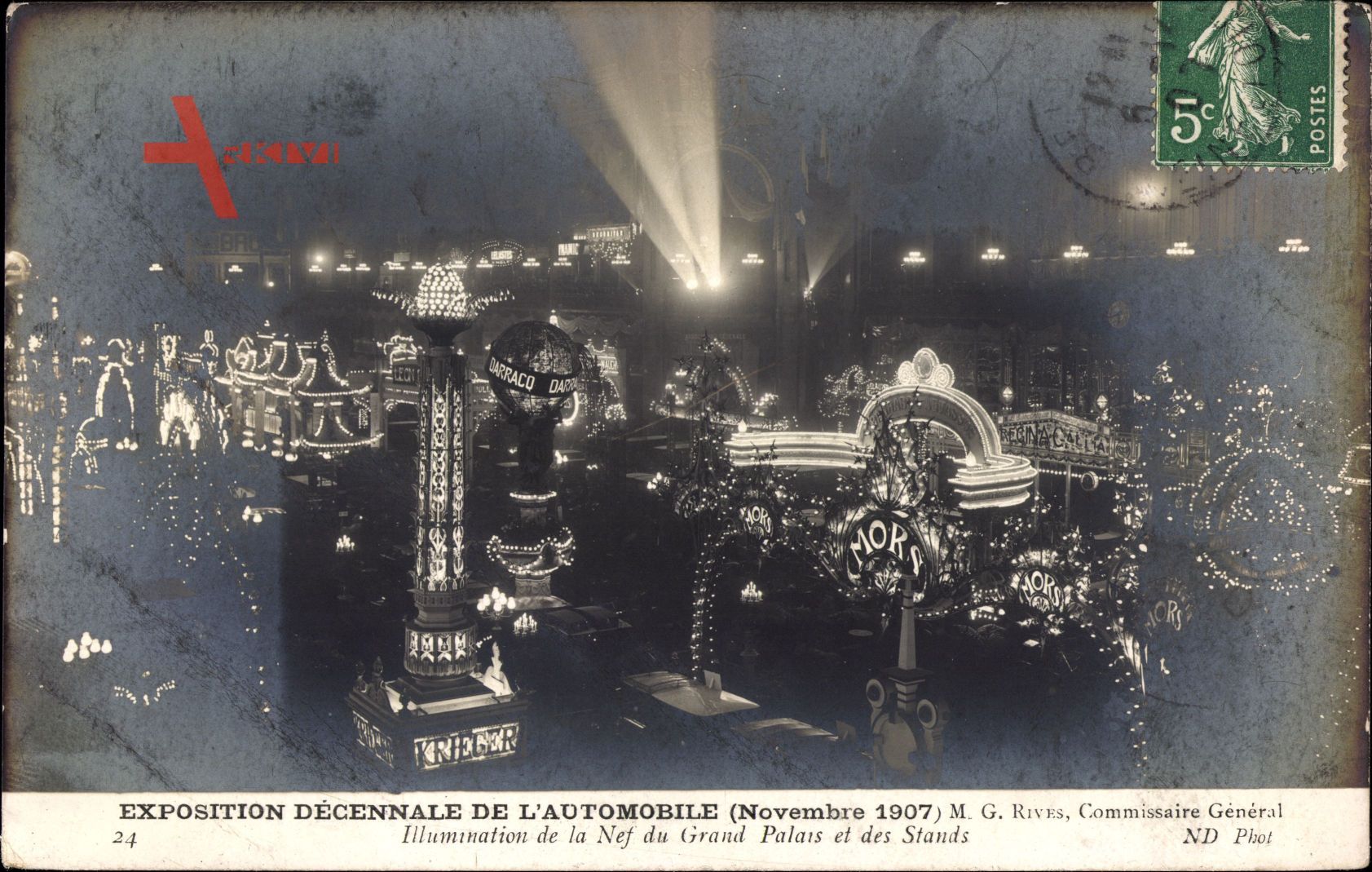 Exposition Décennale de lAutomobile, Nov 1907, Illumination