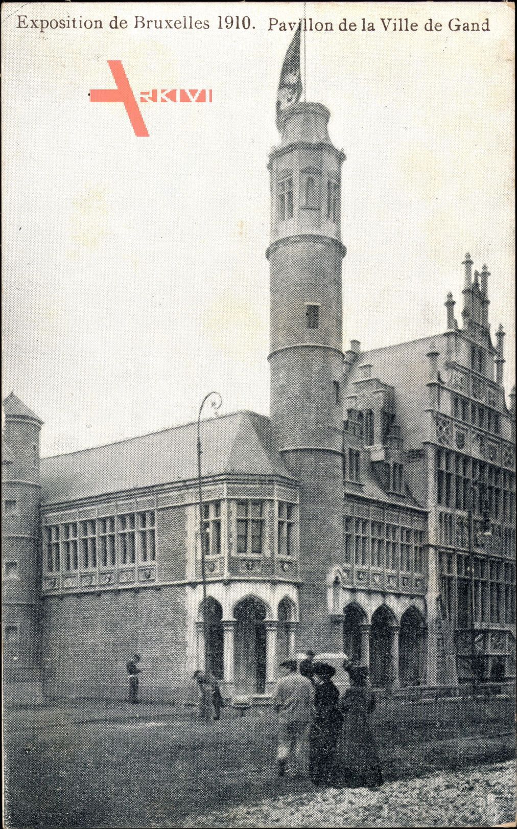 Brüssel, Expo, Weltausstellung 1910, Pavillon de la Ville de Gand