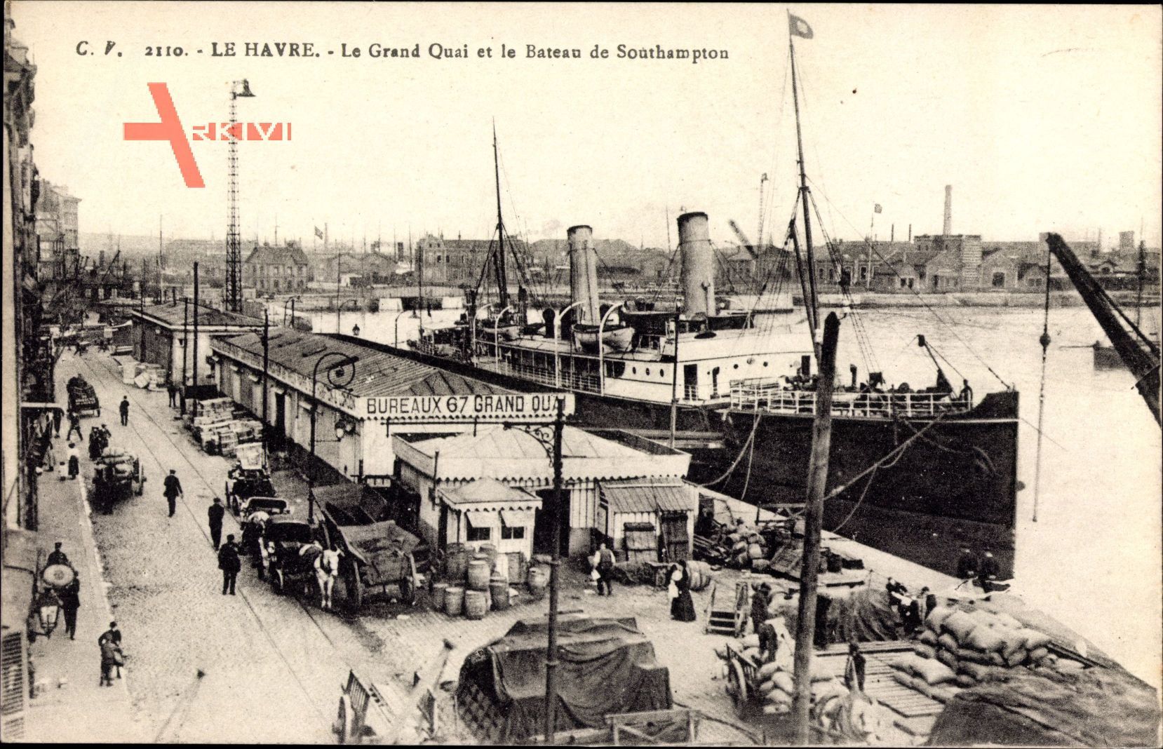 Le Havre Seine Maritime, Le Grand Quai et le Bateau de Southampton