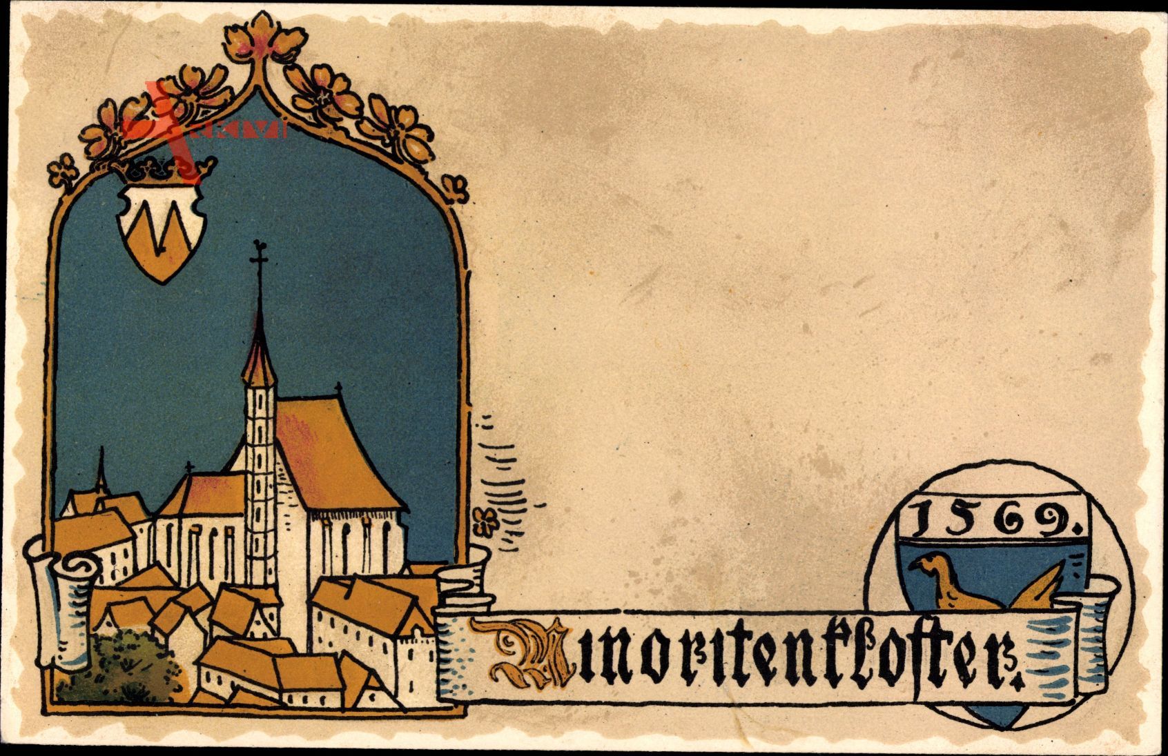 Wappen Wien, Minoritenkloster AD 1569, Kirche