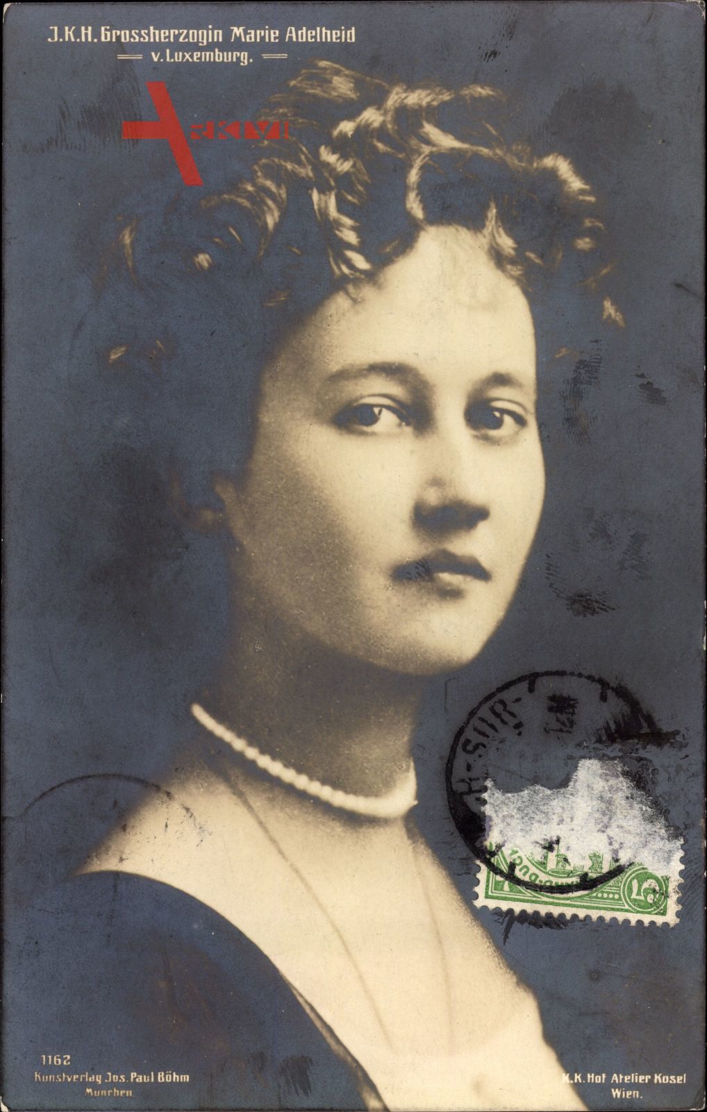 Portrait von I. K. H. Großherzogin Marie Adelheid von Luxemburg um 1912