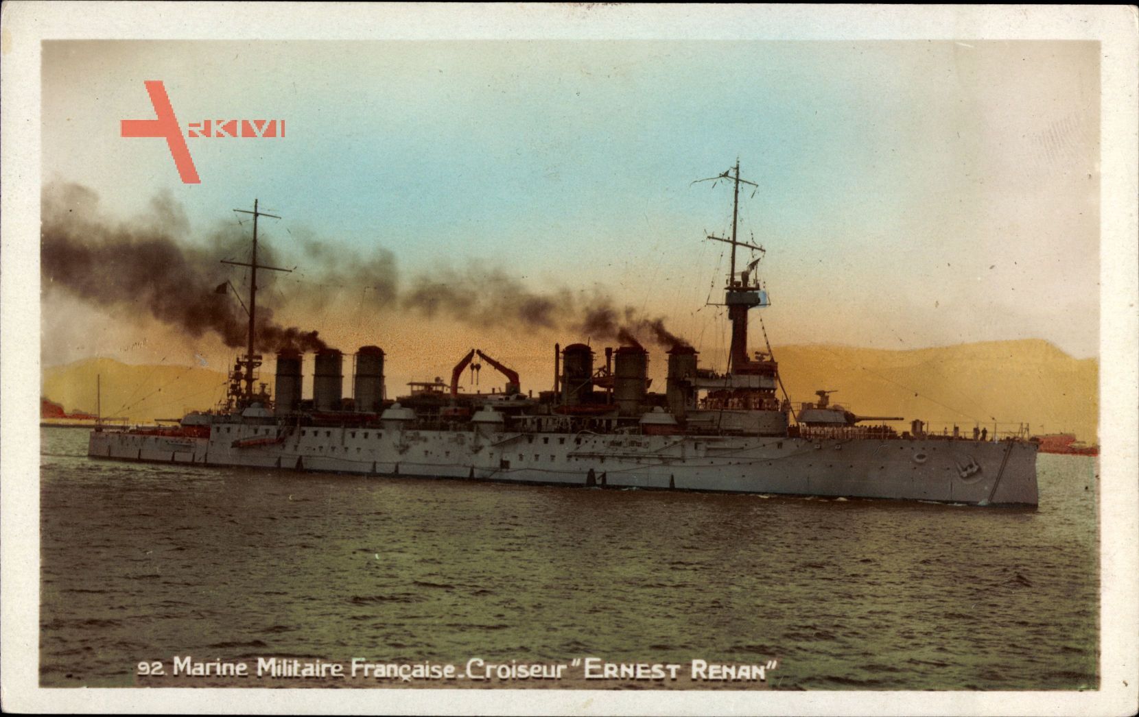 Französisches Kriegsschiff, Marine Militaire, Croiseur Ernest Renan