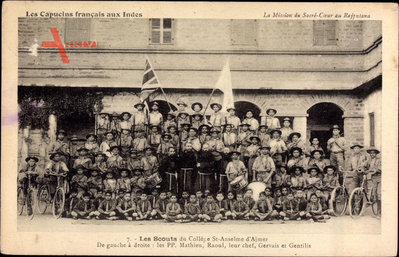 Les Scouts du Collège St. Anselme dAjmer, Pfarrer, Pfadfinder