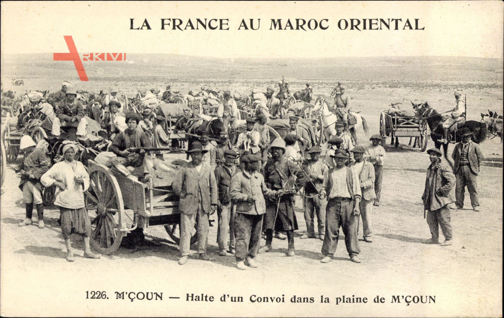 Mcoun Marokko, Halte dun Convoi dans la plaine