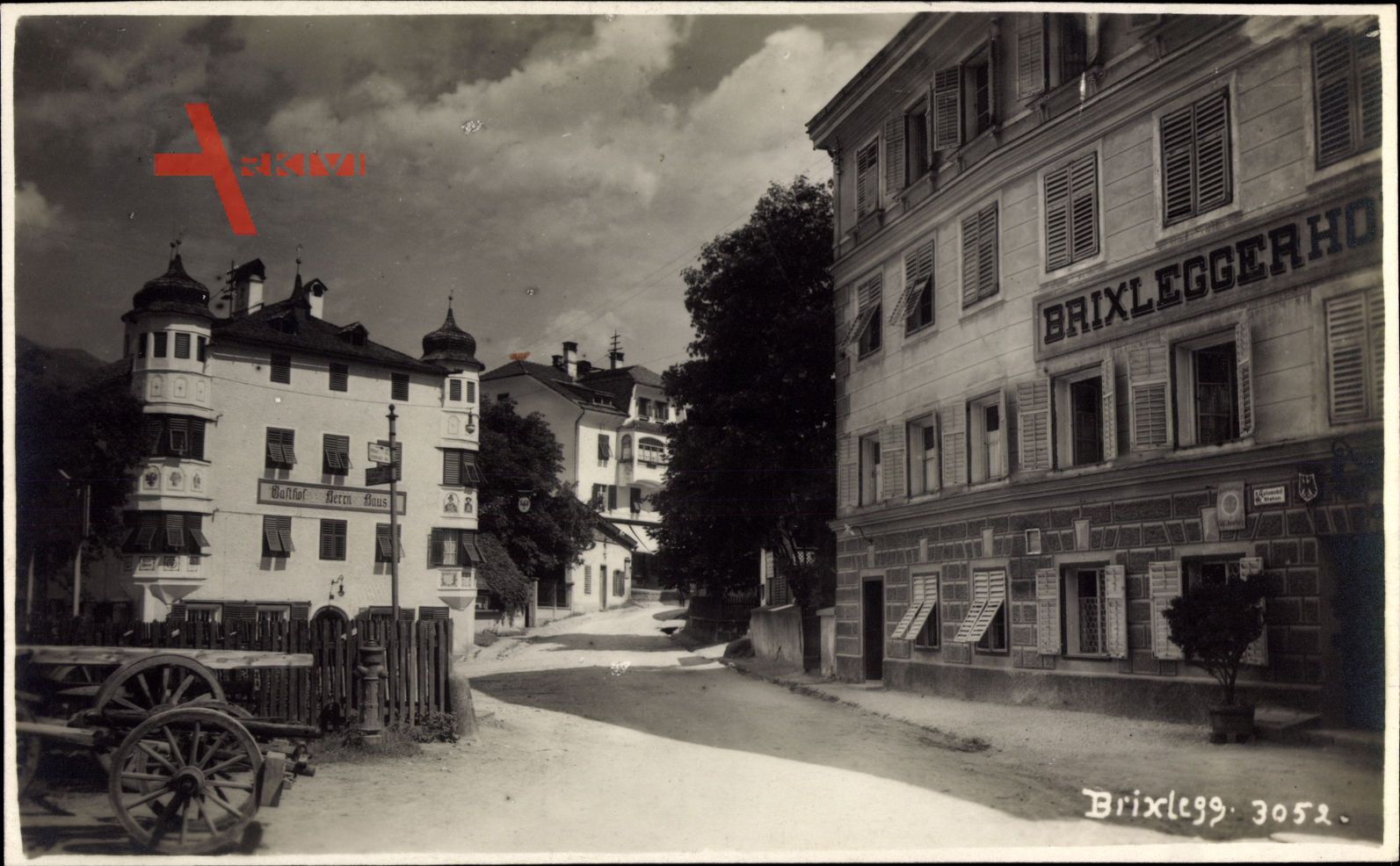 Brixlegg Tirol, Straßenpartie am Brixlegger Hof