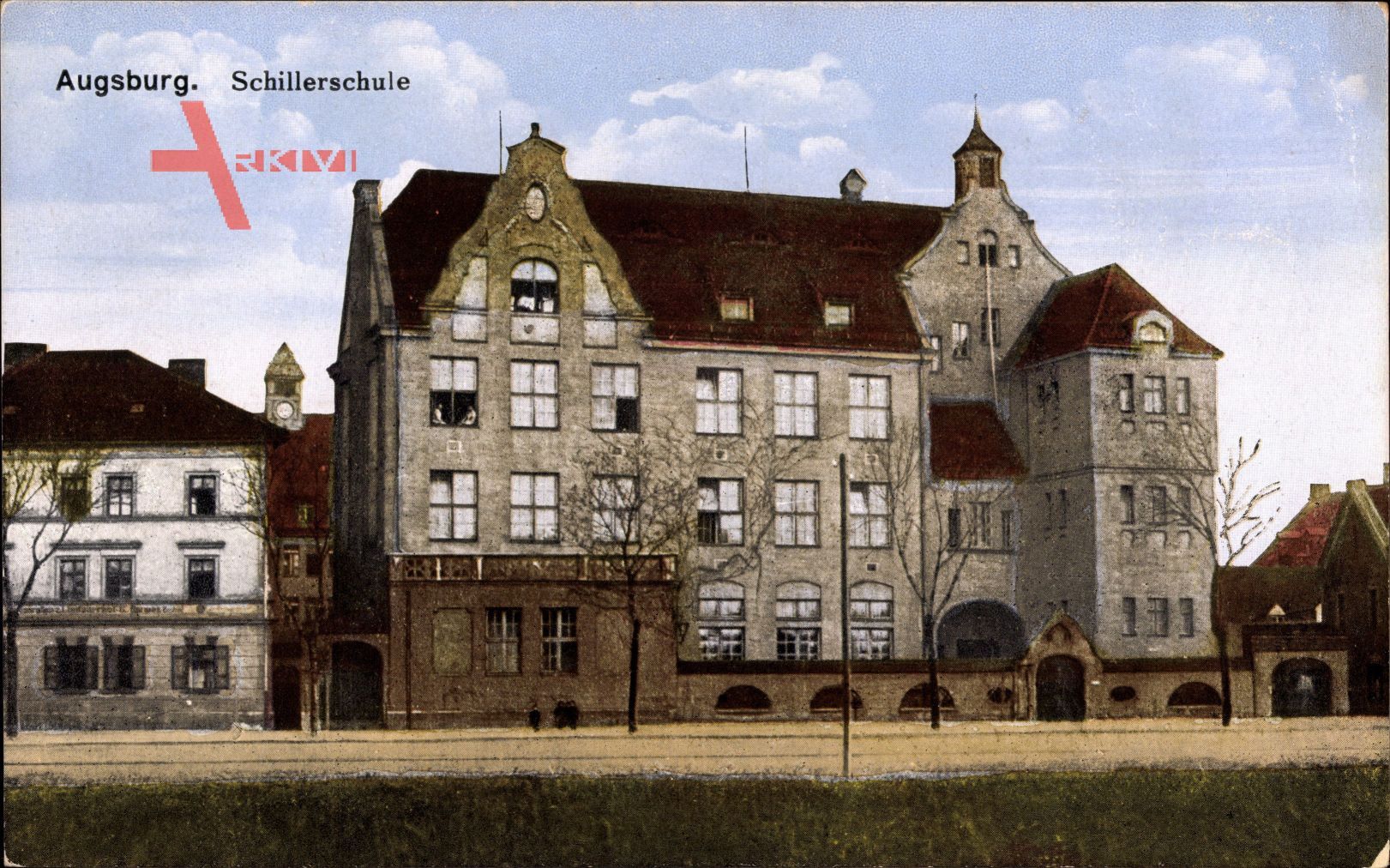 Augsburg in Schwaben, Außenansicht der Schillerschule