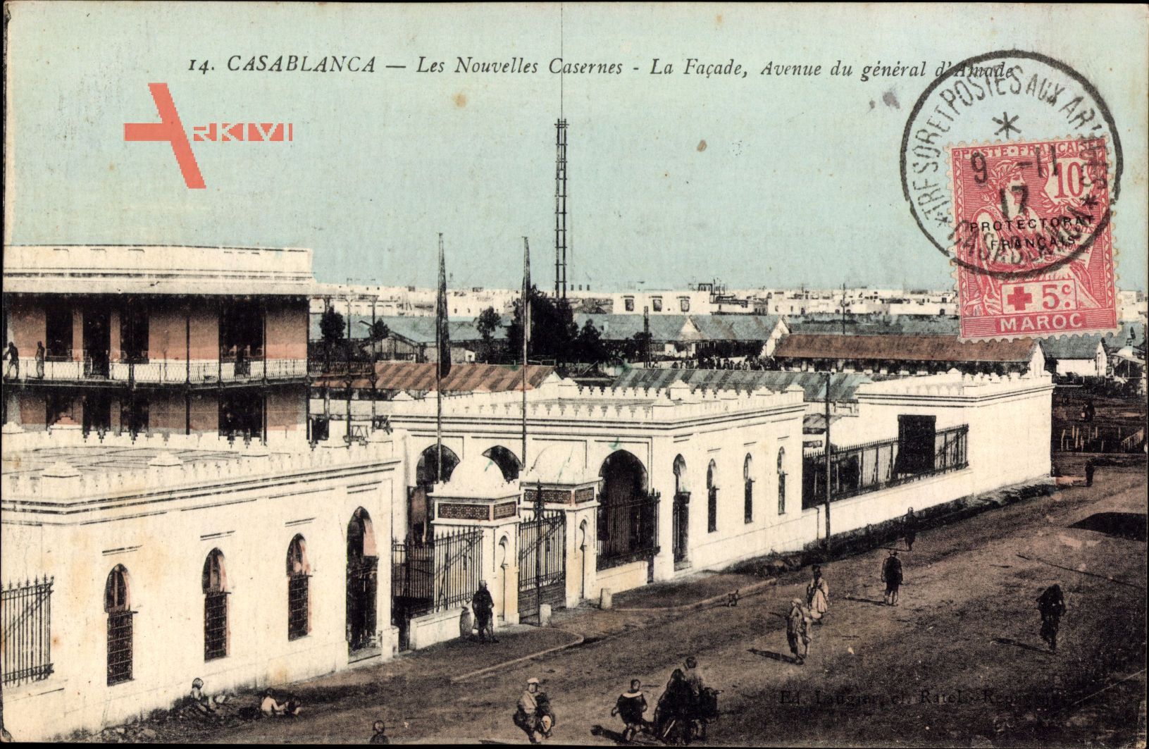 Casablanca Marokko, Les Nouvelles Casernes, la Facade,Ave. du General dAmade