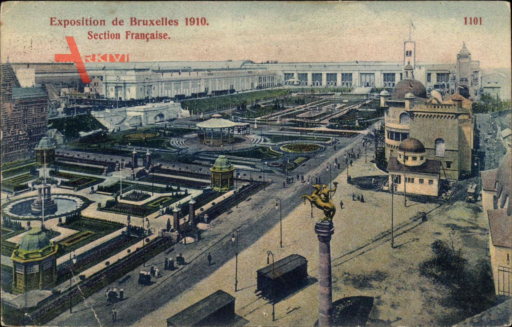Bruxelles Brüssel, Expo, Weltausstellung 1910, Section Francaise