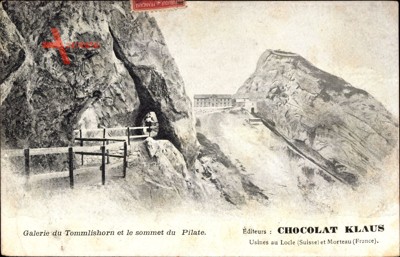 Galerie du Tommlishorn et le sommet du Pilate, Berggipfel, Chocolat Klaus