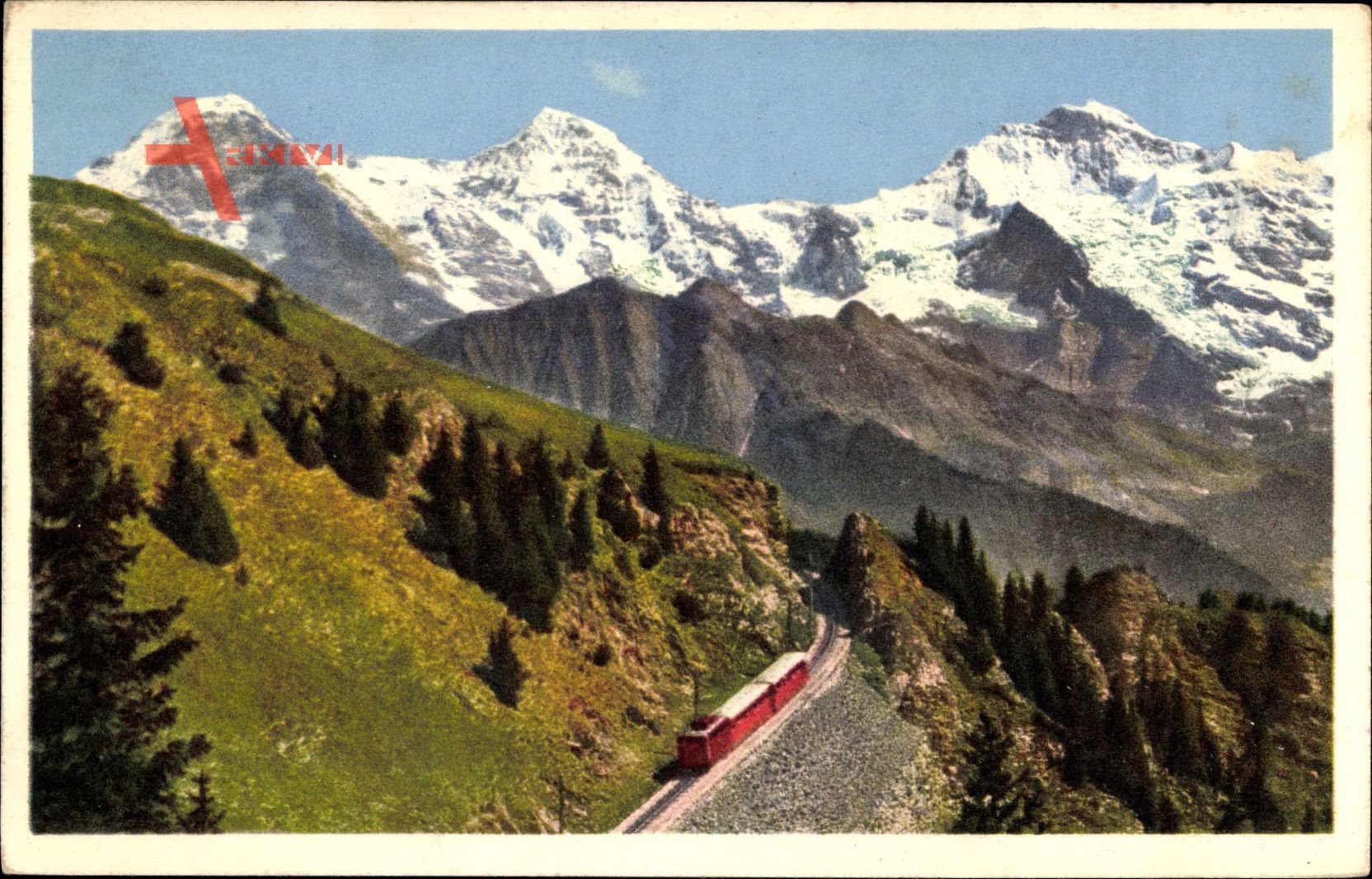Schynige Platte Bahn, Eiger, Mönch und Jungfrau