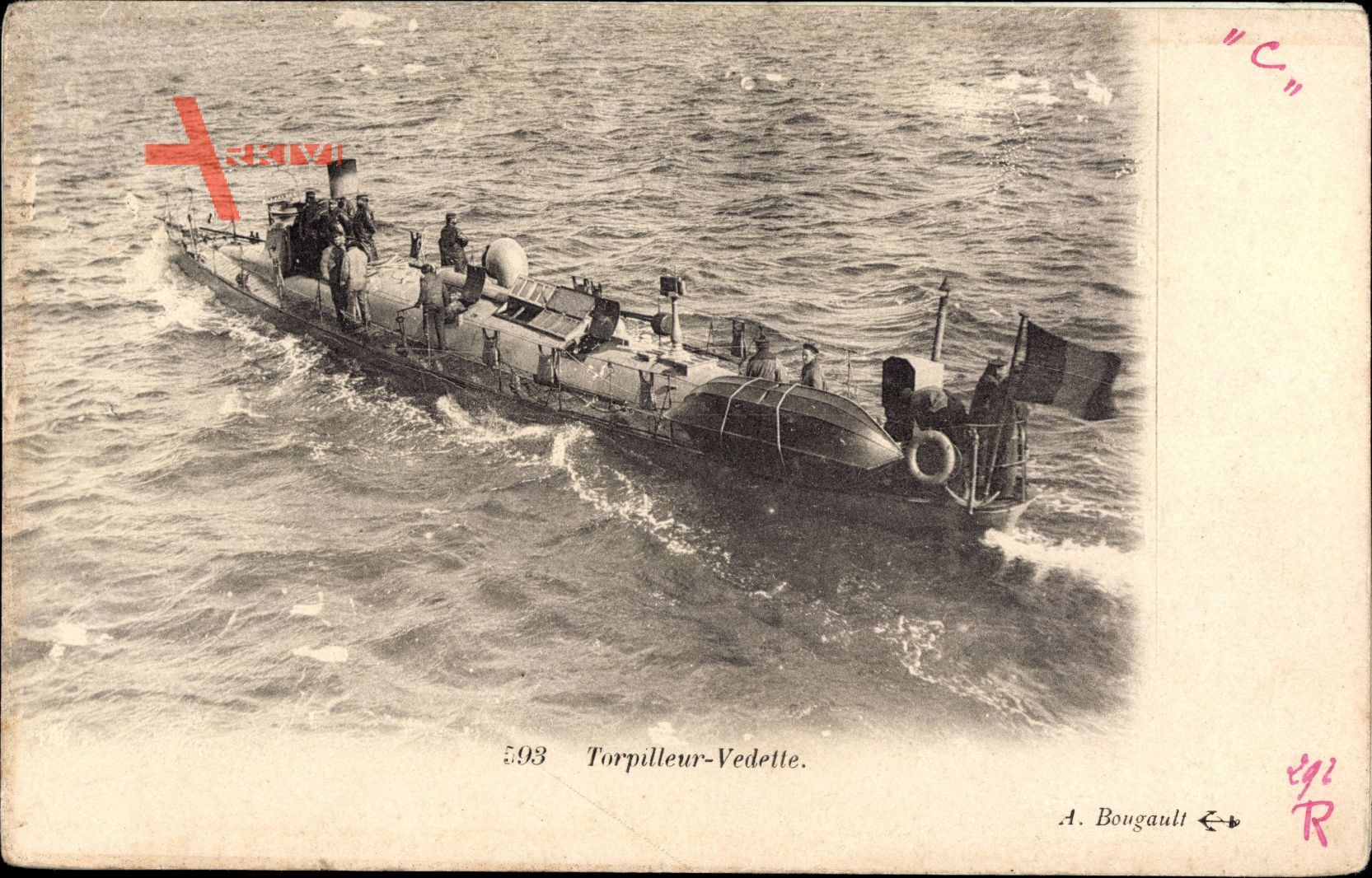 Französisches Kriegsschiff, Torpilleur Vedette, Torpedoboot