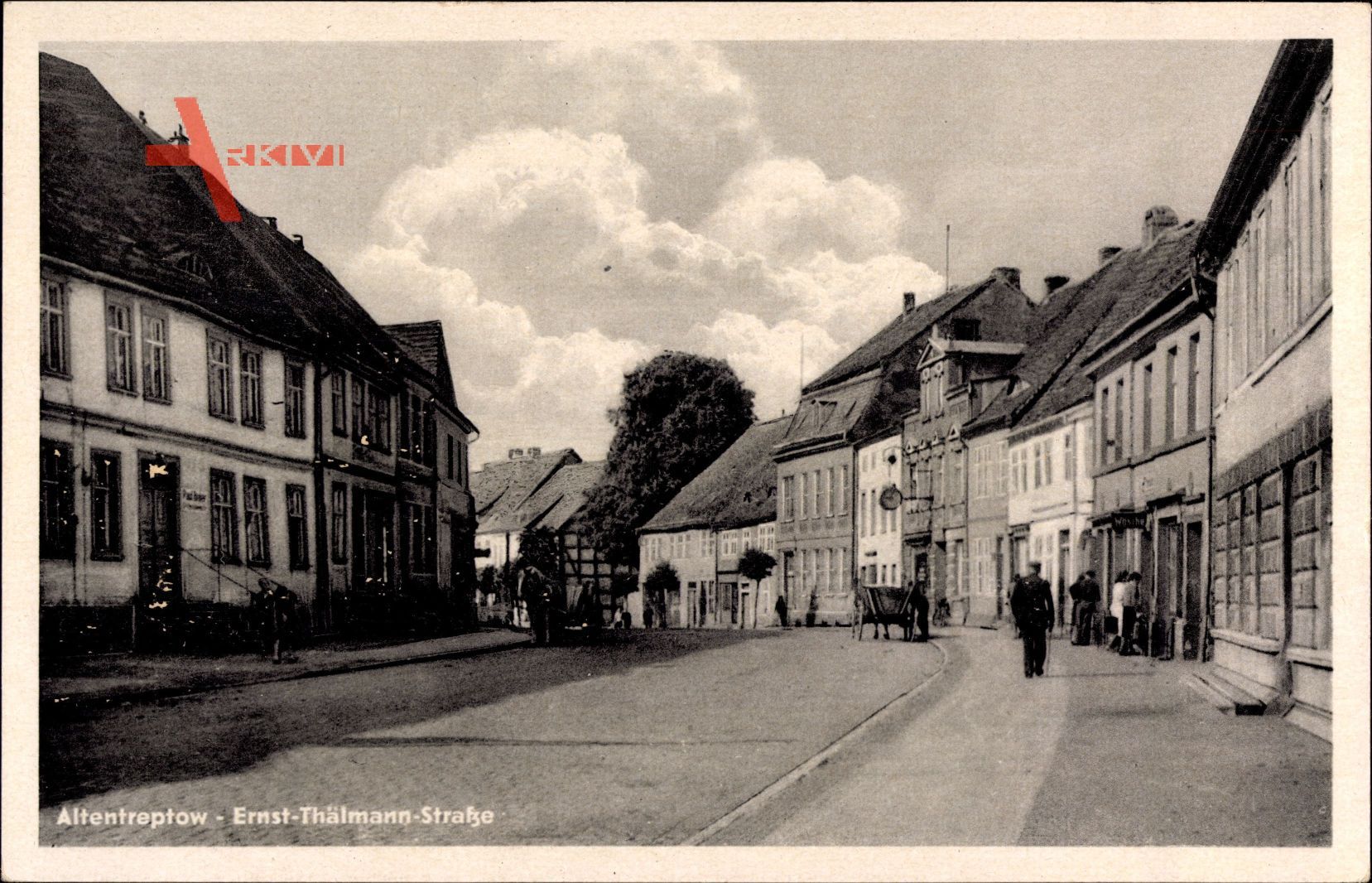 Altengrabow Möckern in Sachsen Anhalt, Die Ernst Thälmann Straße