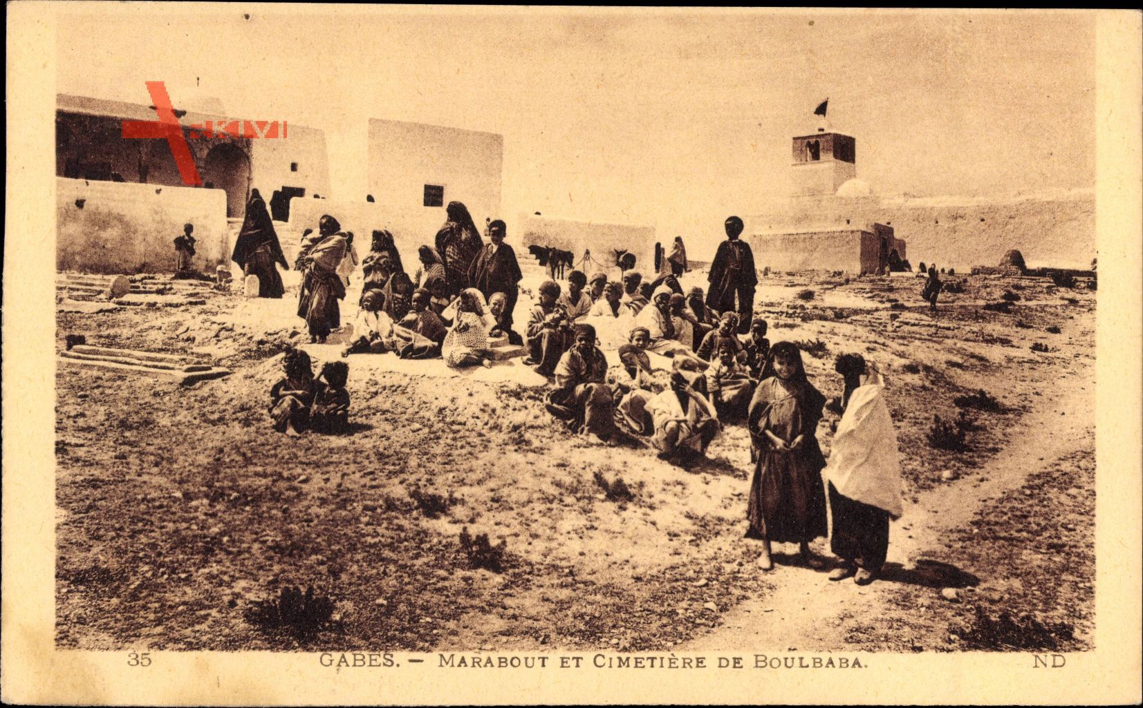 Gabès Tunesien, Marabout et Cimetière de Boulbaba