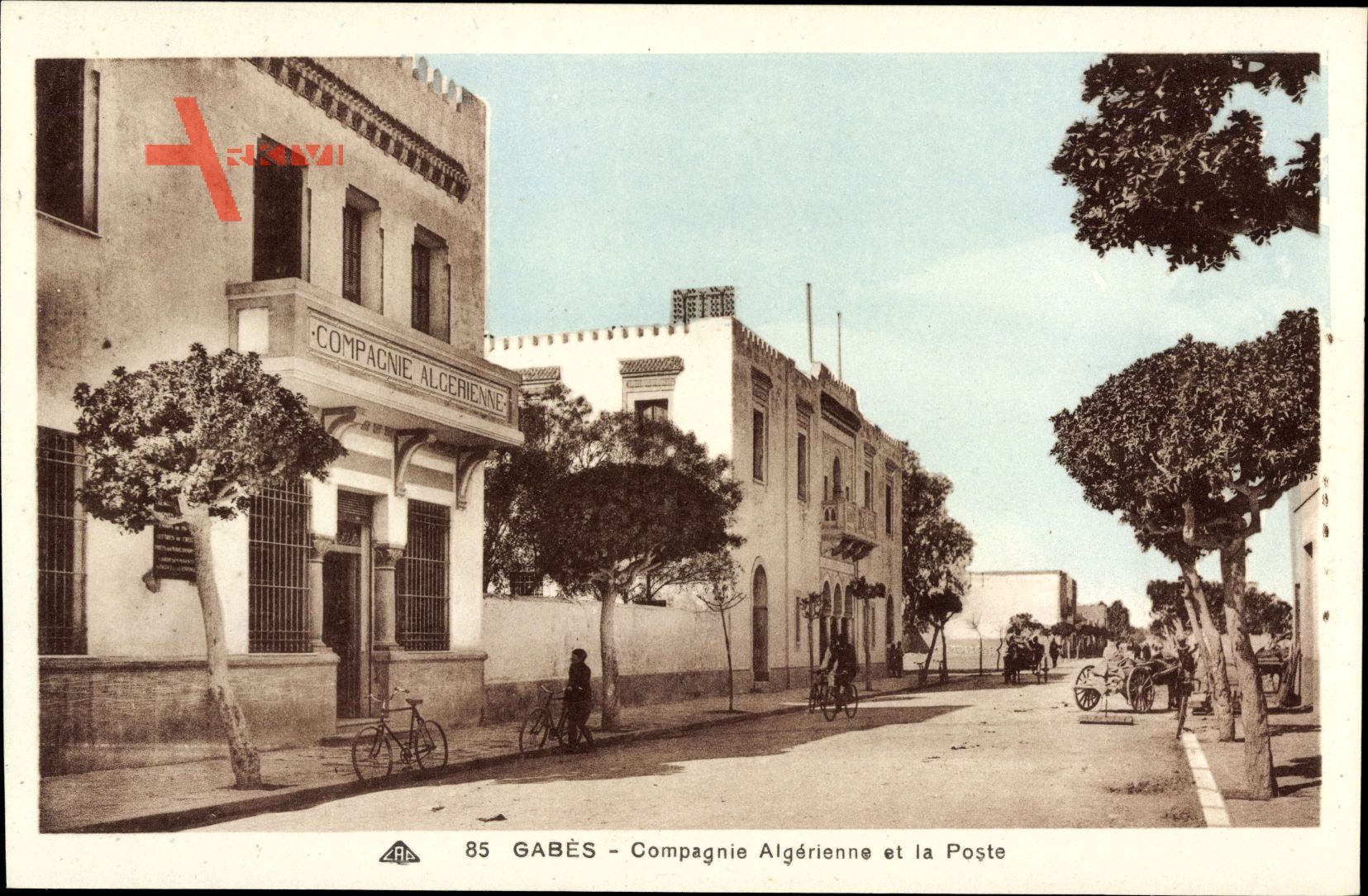 Gabès Tunesien, Compagnie Algérienne et la Poste
