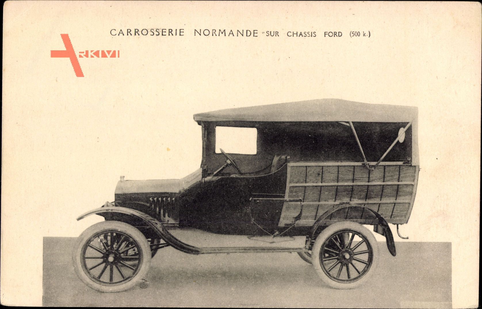Carrosserie Normande sur chassis Ford, Automobil, Holzverkleidung