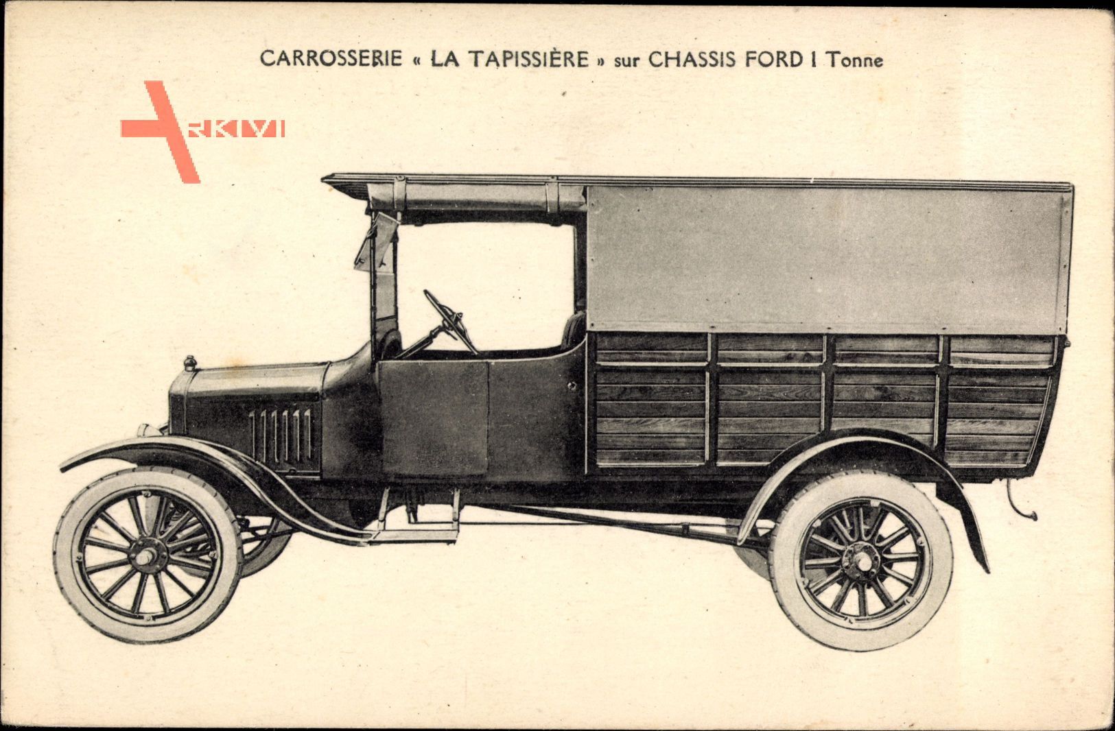 Carrosserie, La Tapissière, Chassis Fort I Tonne, LKW