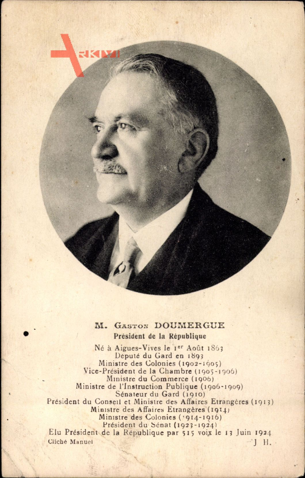 Gaston Doumergue, Von 1924 bis 1931 französische Staatspräsident