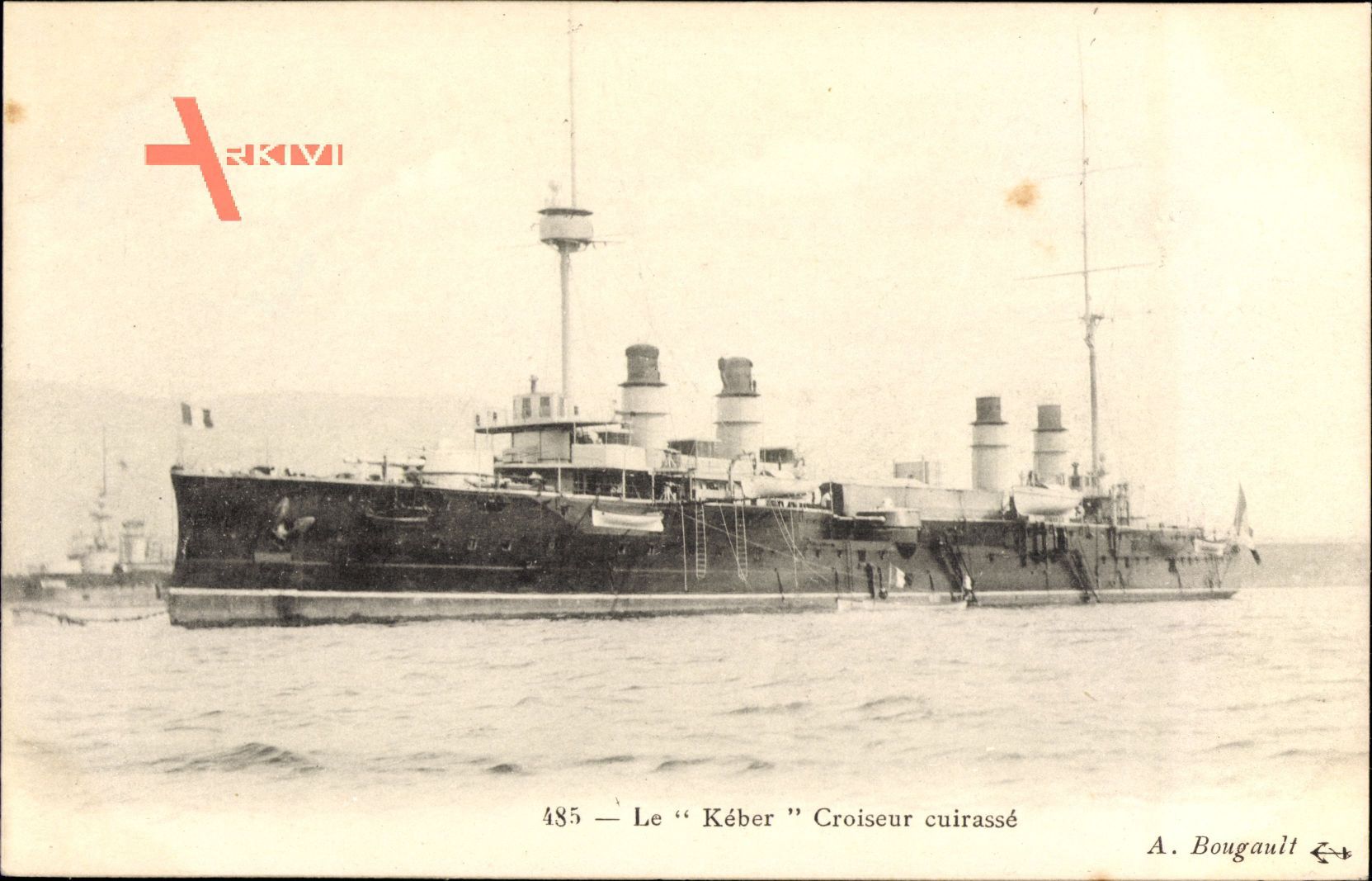 Französisches Kriegsschiff, Kéber, Croiseur cuirassé, Marine Militaire