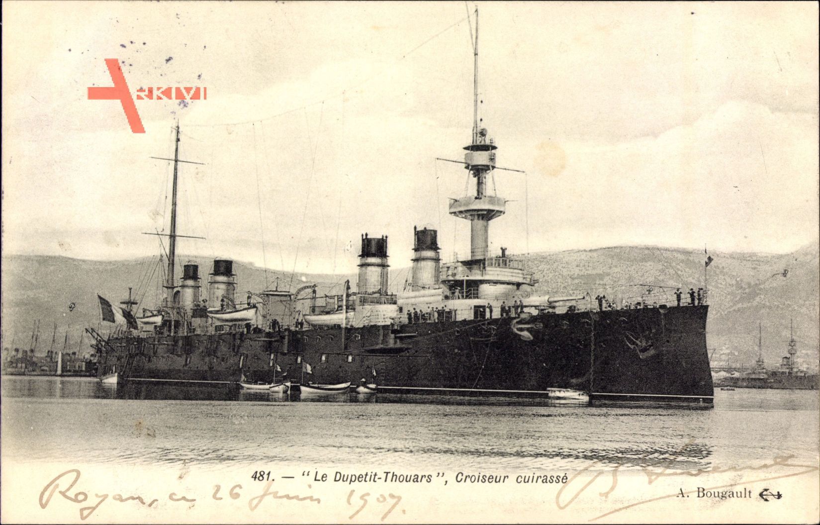 Französisches Kriegsschiff, Dupetit Thouars, Croiseur cuirassé