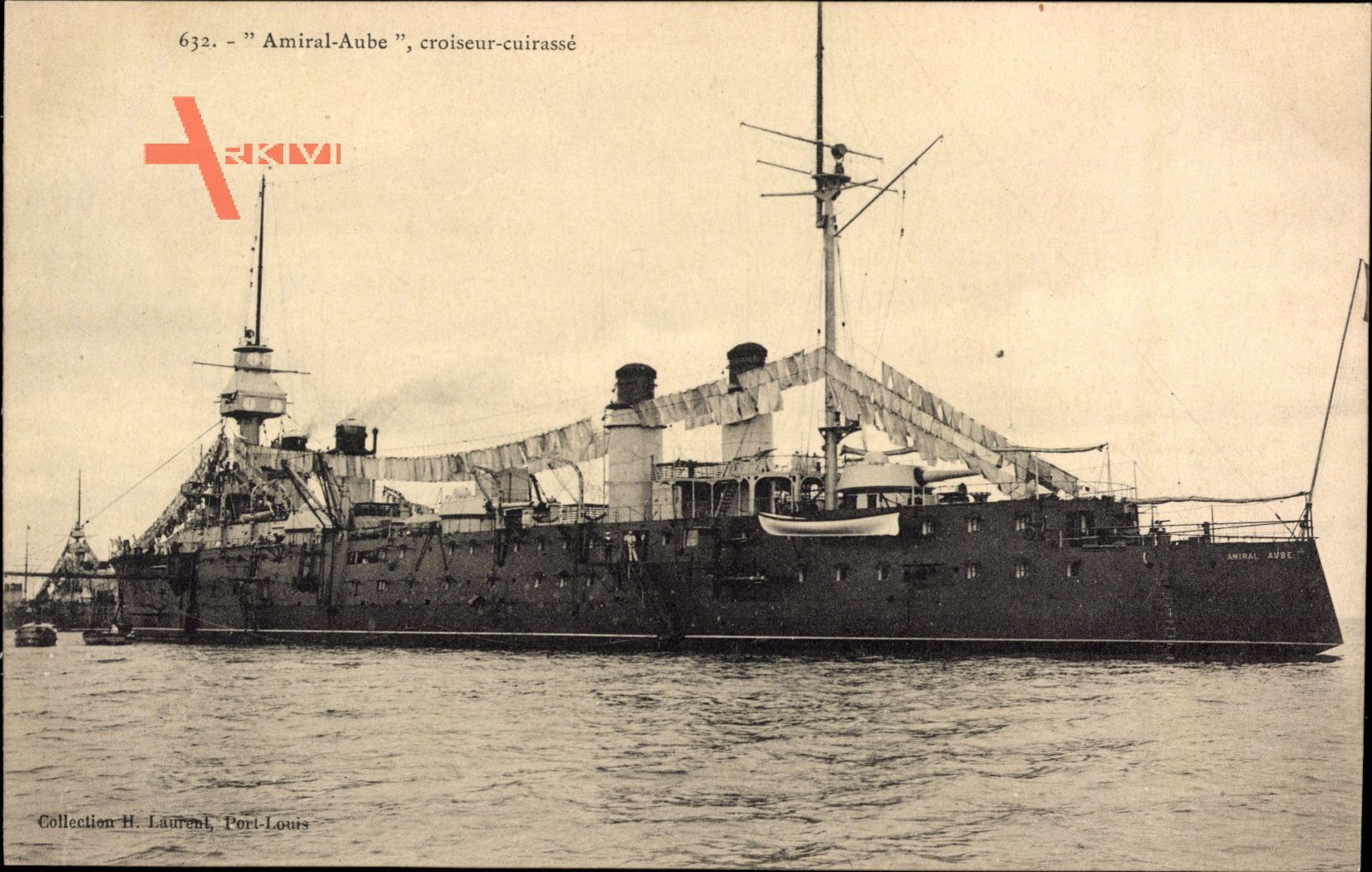 Französisches Kriegsschiff, Amiral Aube, Croiseur Cuirassé