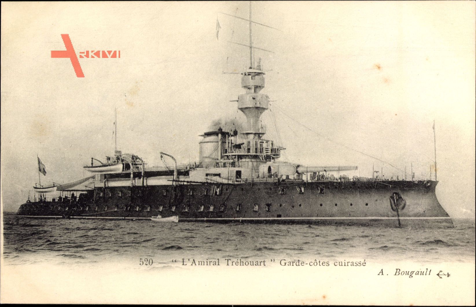Französisches Kriegsschiff, Amiral Tréhouart, Garde côtes cuirassé