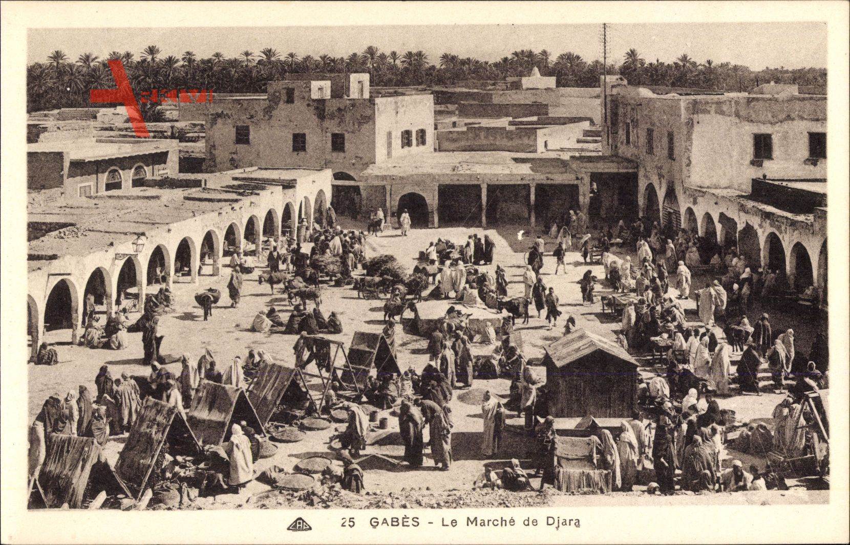 Gabès Tunesien, Le Marché de Djara, Marktplatz