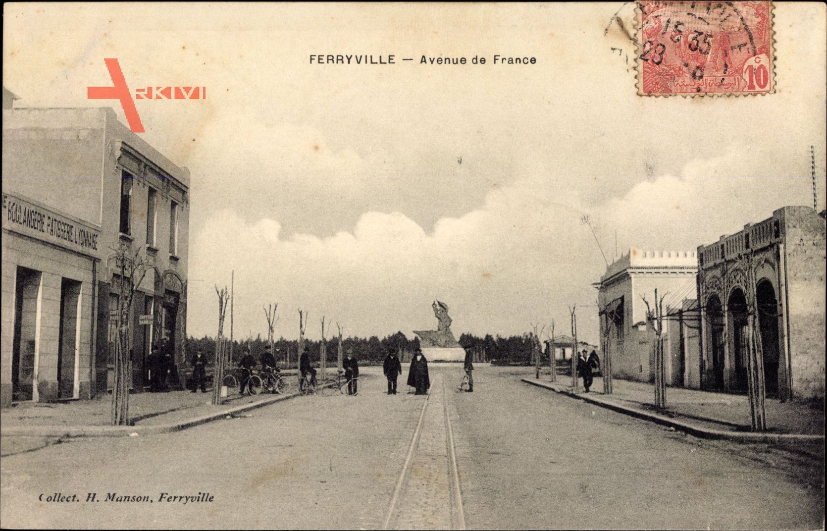 Ferryville Tunesien, Avenue de France, Straßenpartie