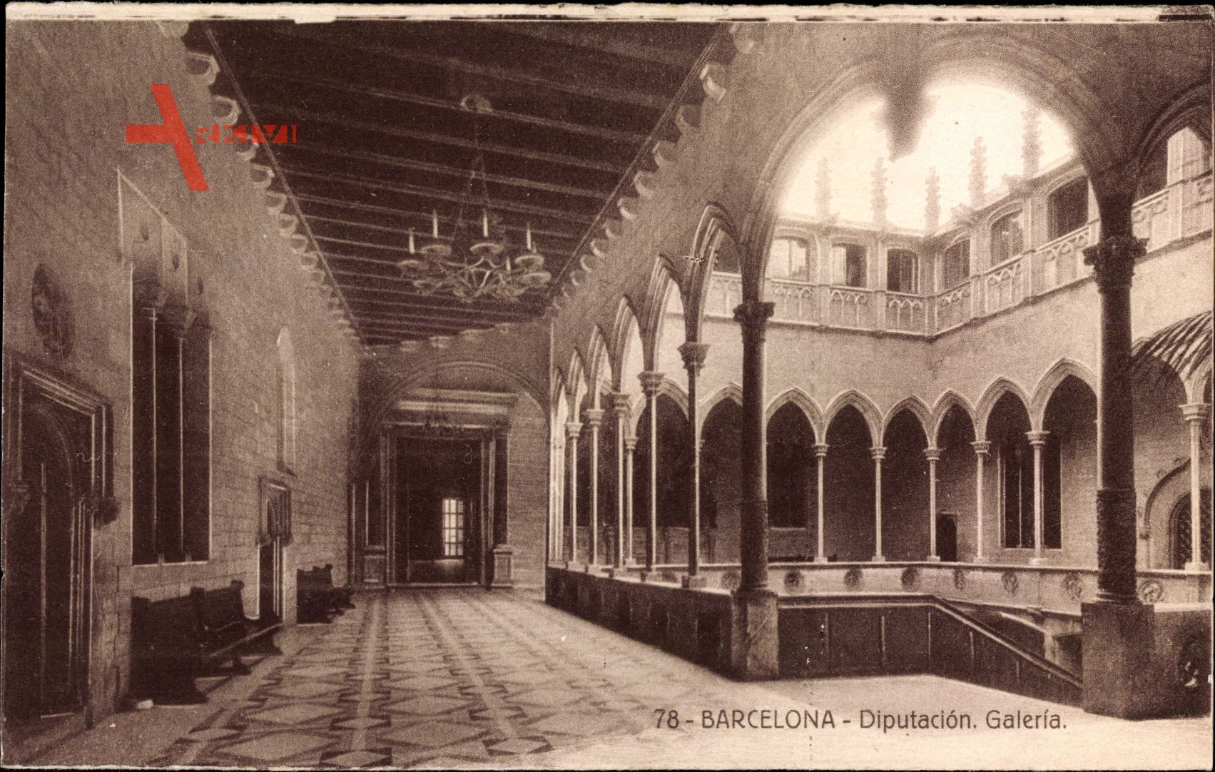 Barcelona Katalonien, Diputacion, Galeria, Rathaus, Innenansicht