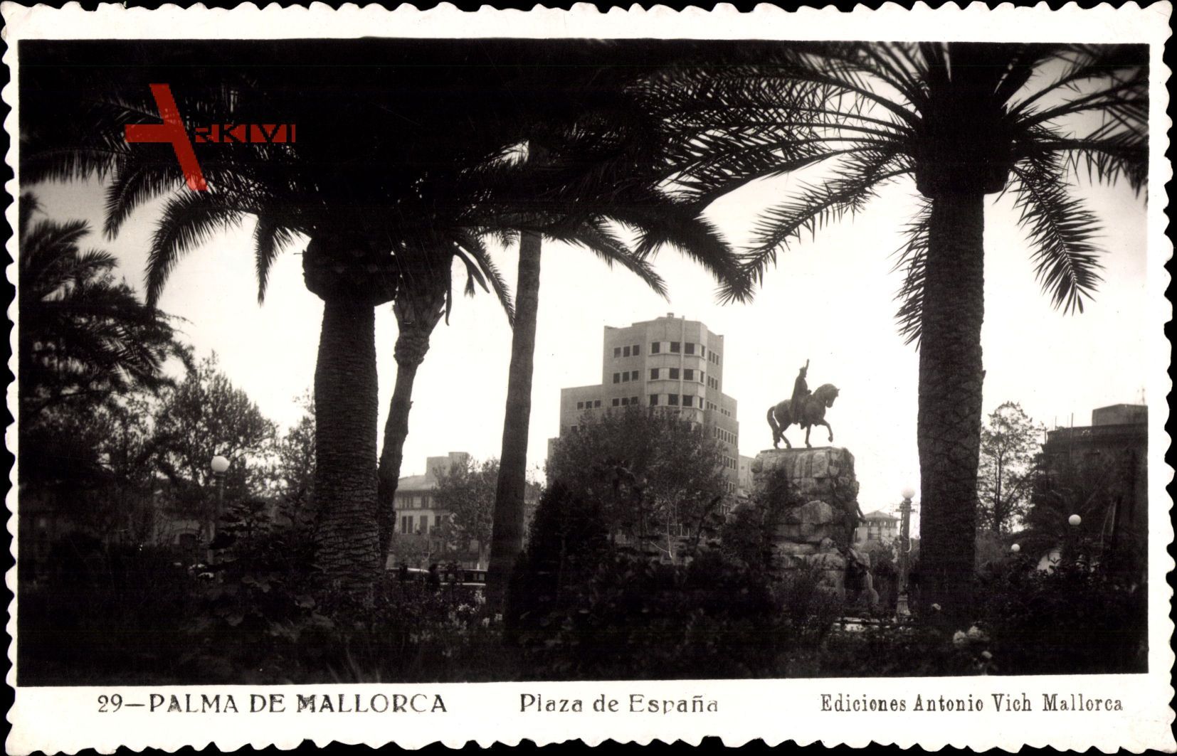Palma Mallorca Balearische Inseln, Plaza de Espana, Reiterdenkmal