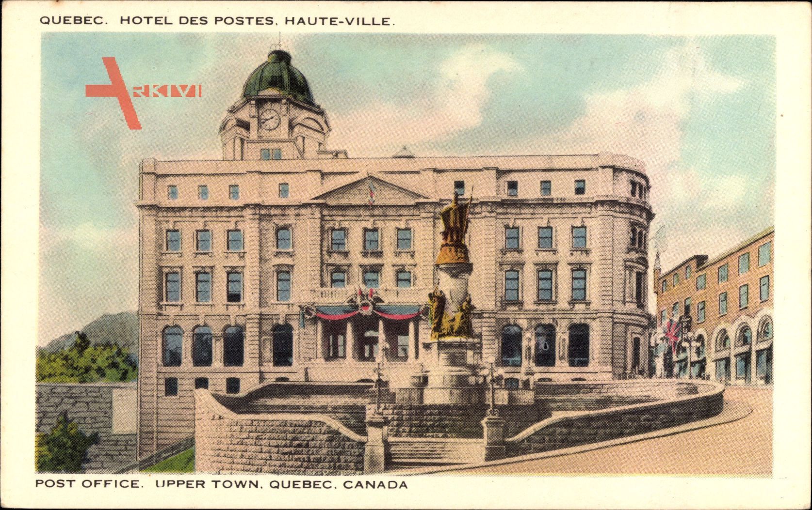 Quebec Kanada, Hotel des Postes, Haute Ville, Post Office, Upper Town