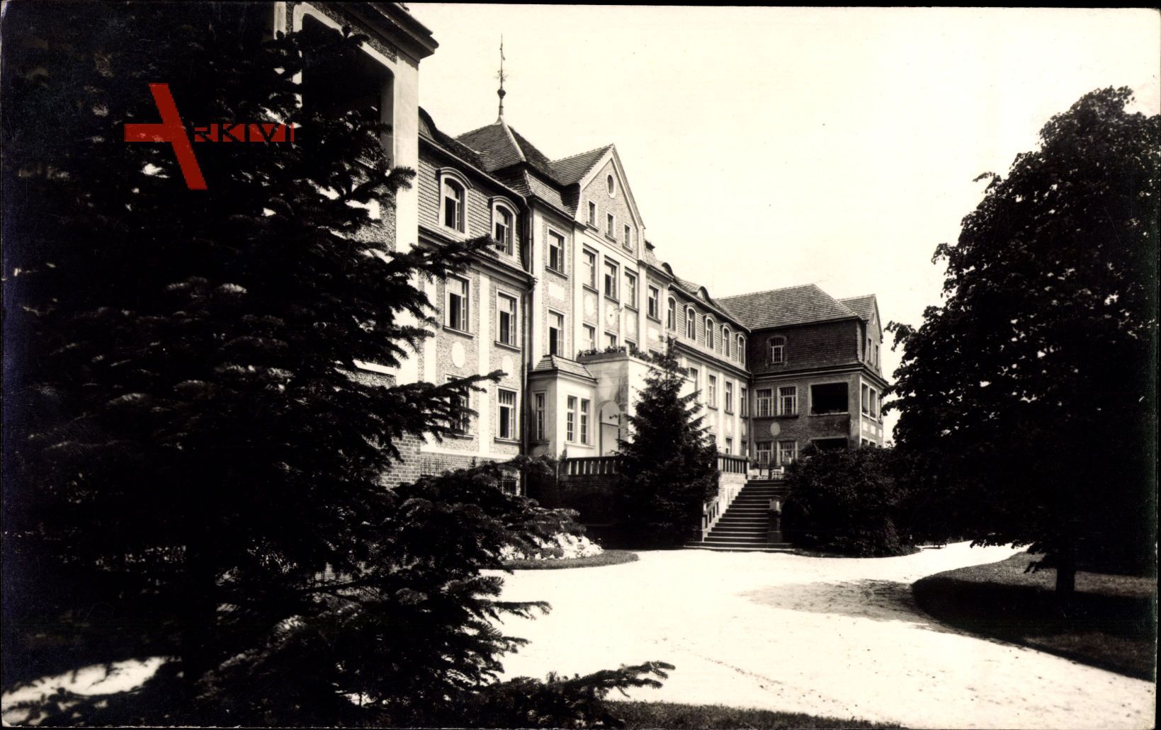 Greiffenberg Schlesien, Sanatorium Birkenhof, Kurhaus, Platz