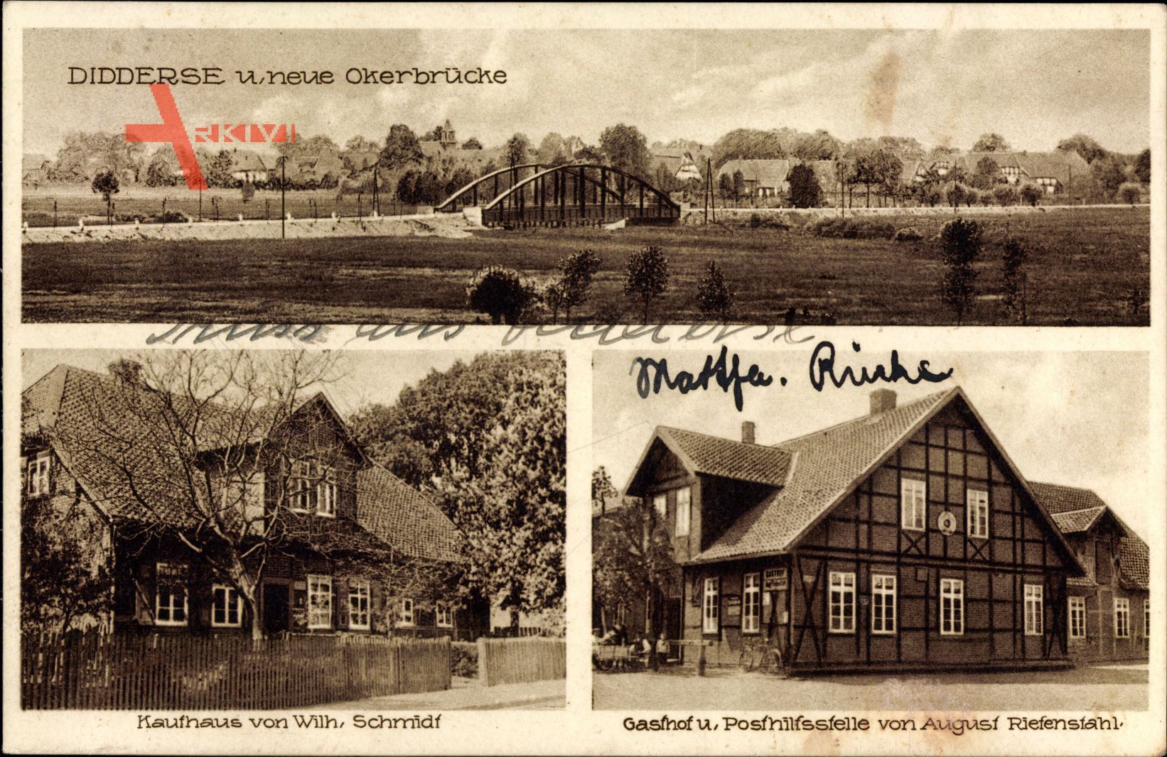 Didderse Kreis Gifhorn, Kaufhaus von Wilhelm Schmidt, Posthilfestelle