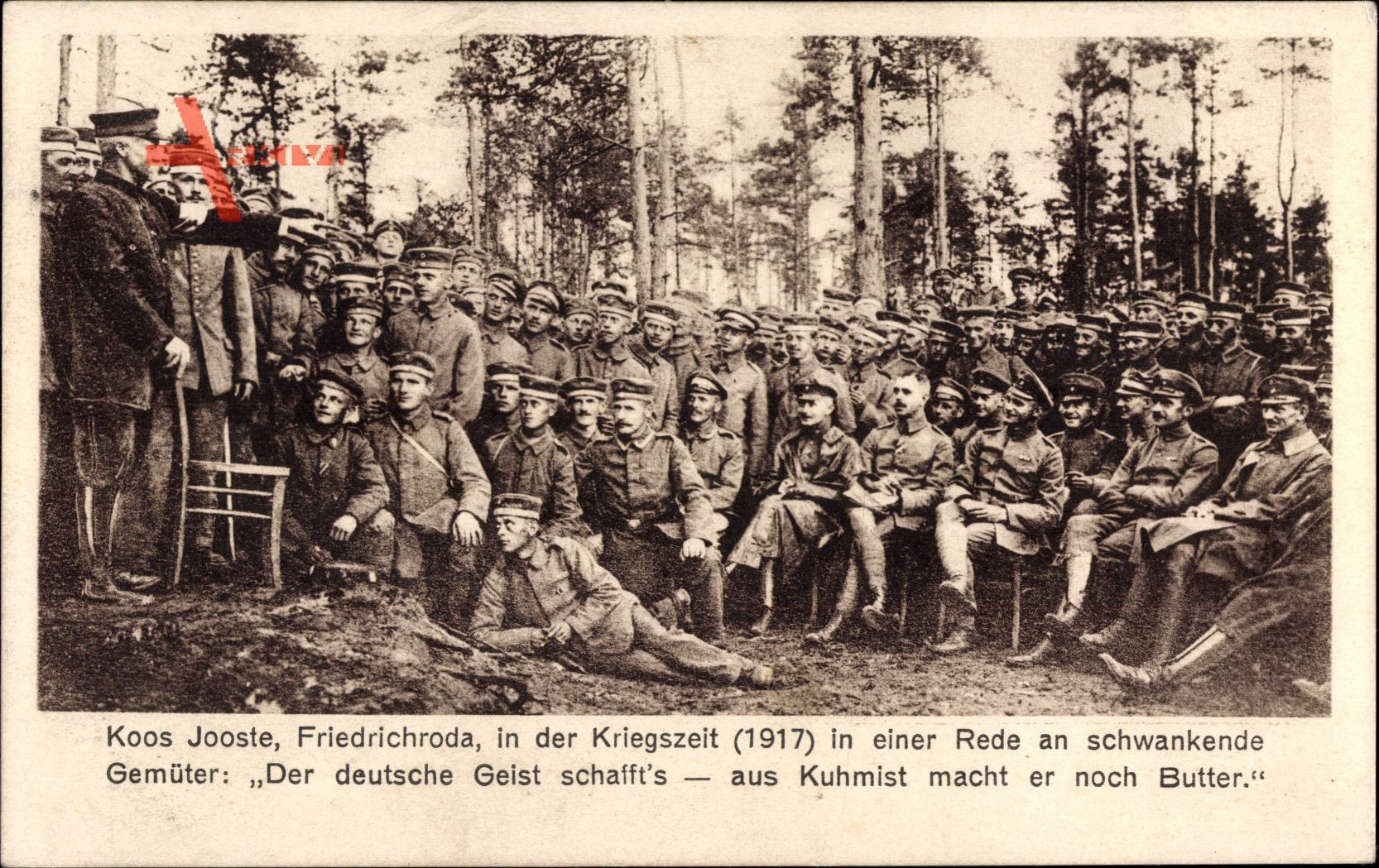 Friedrichroda Thüringer Wald, Burenkommandant Koos Jooste in der Kriegszeit