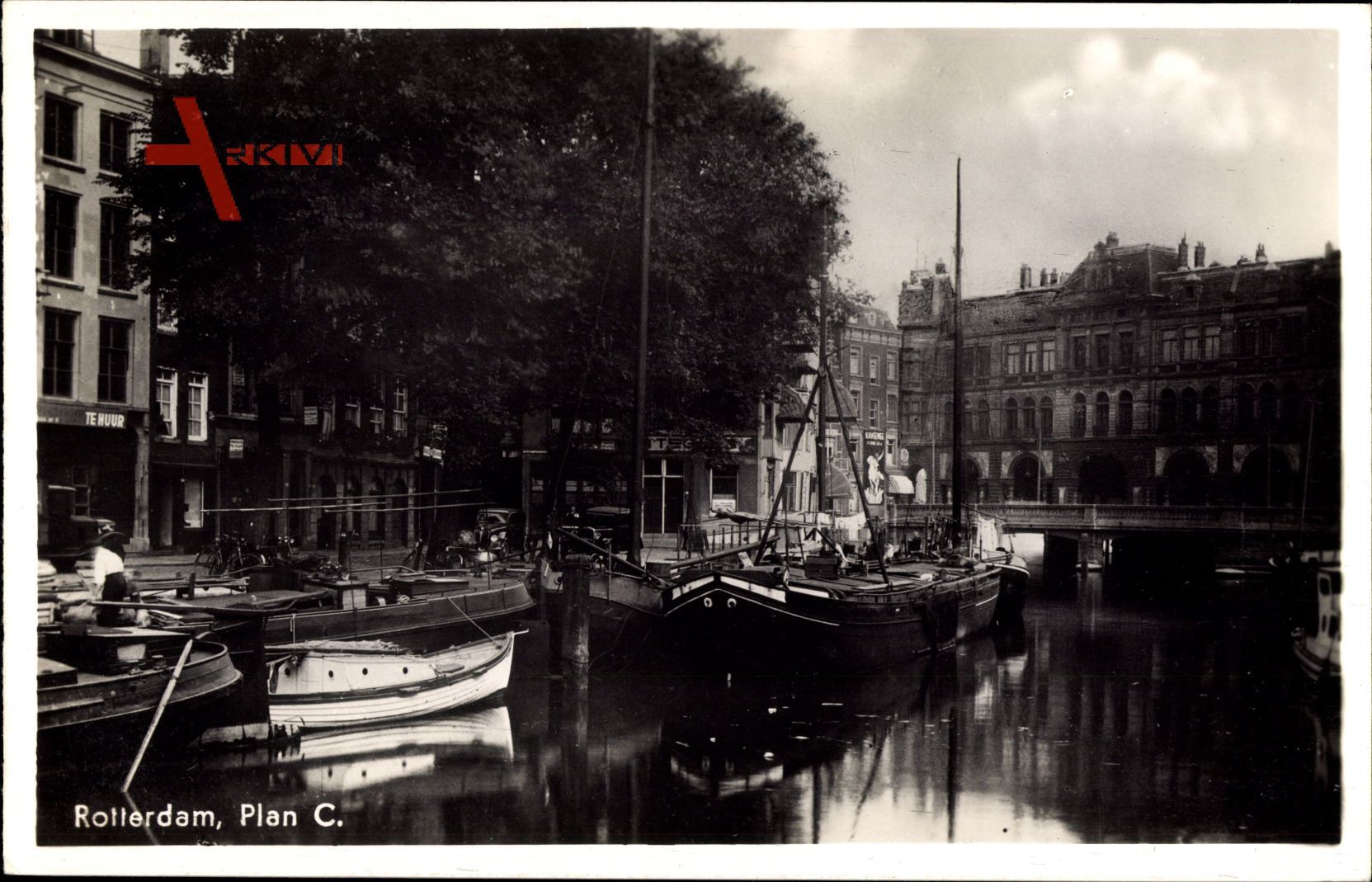 Rotterdam Südholland Niederlande, Planc C, Boote im Hafen