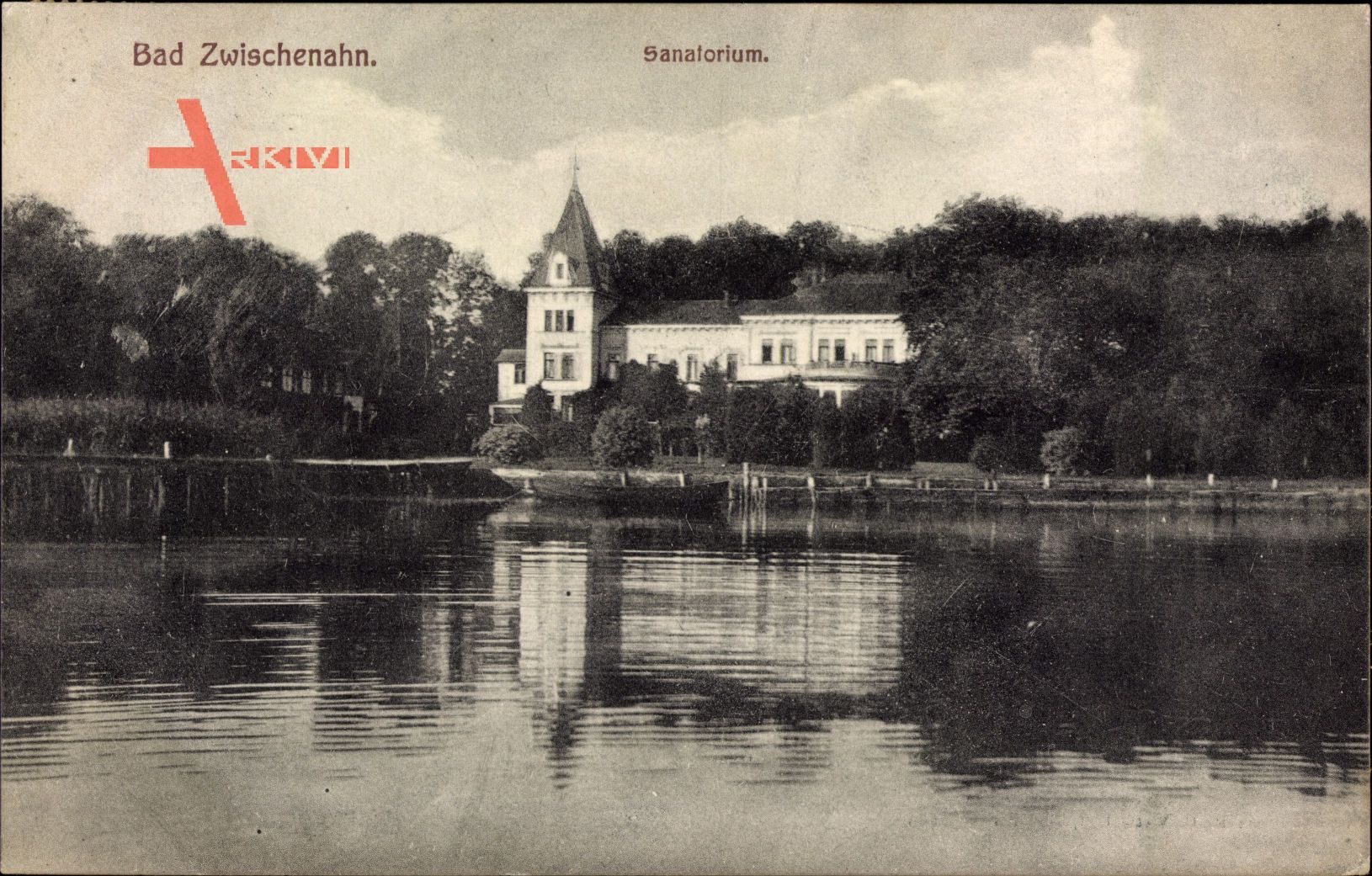 Bad Zwischenahn, Gewässerpartie mit Blick auf das Sanatorium