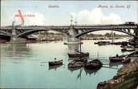 Sevilla Andalusien, Puente de Isabel II., Brücke über den Fluss