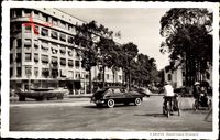 Saigon Cochinchine Vietnam, Boulevard Bonard, Straßenpartie, Auto, Brunnen