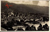 Zug Stadt Schweiz, Gesamtansicht der Stadt mit Umgebung