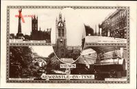 Passepartout Newcastle on Tyne North East England, Memorial, Old Locomotive